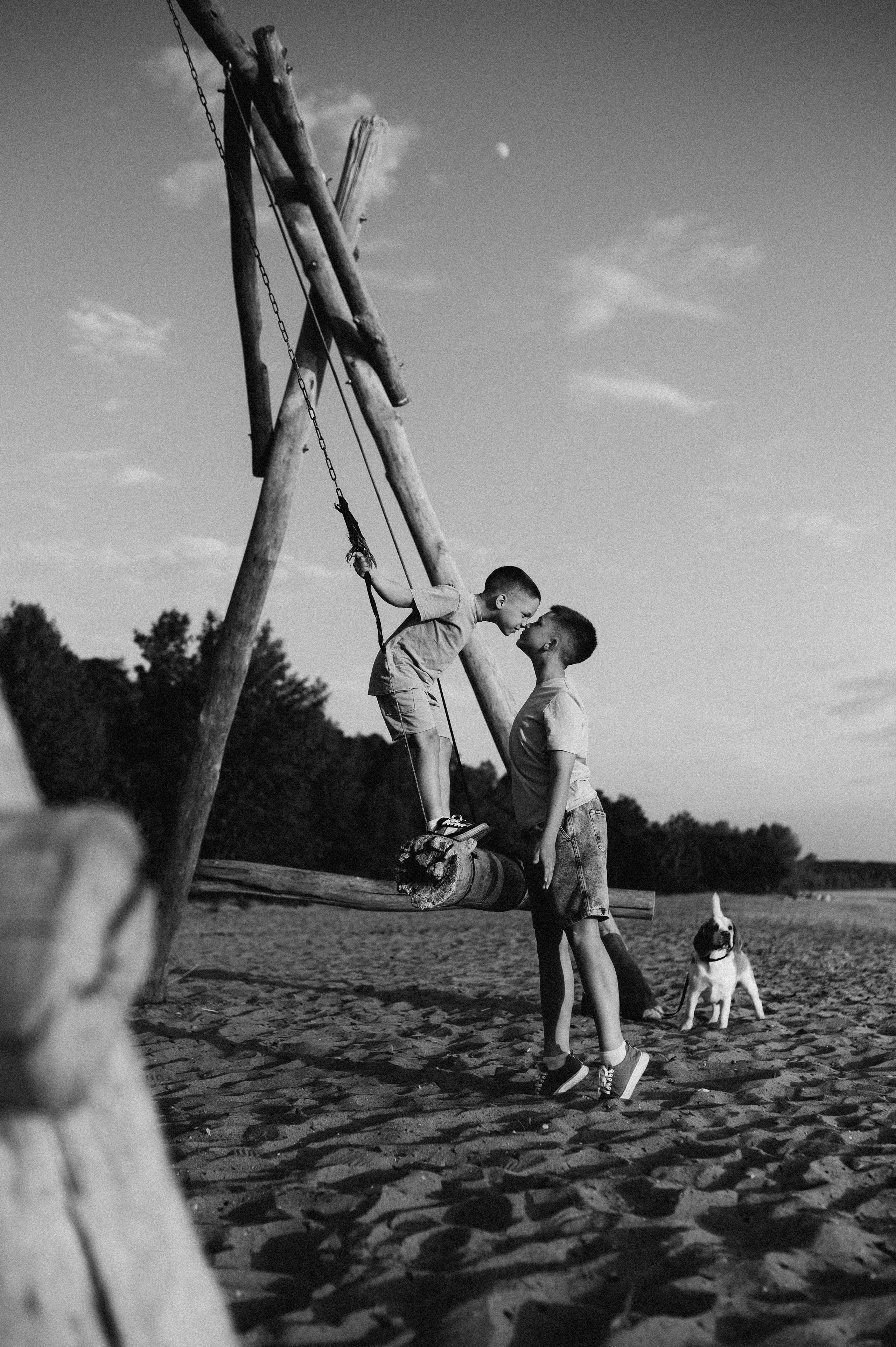 Василий, Анна, Макс, Захар, Тая и Кекс. Семейный фотограф в Новосибирске Женя Индрикова