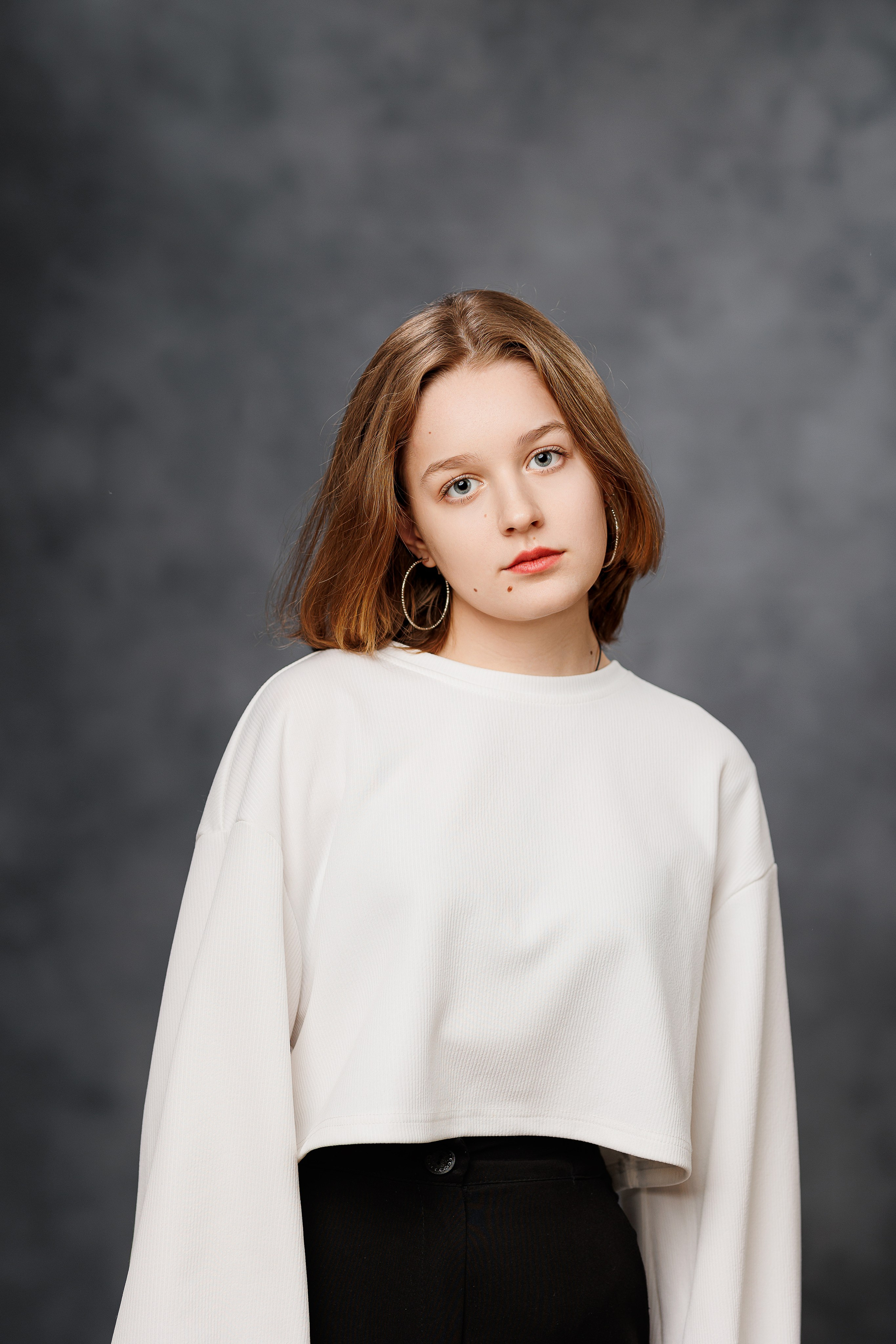 Портреты на однотонном фоне. Семейный и детский фотограф Комина Елена, Власиха, Одинцово