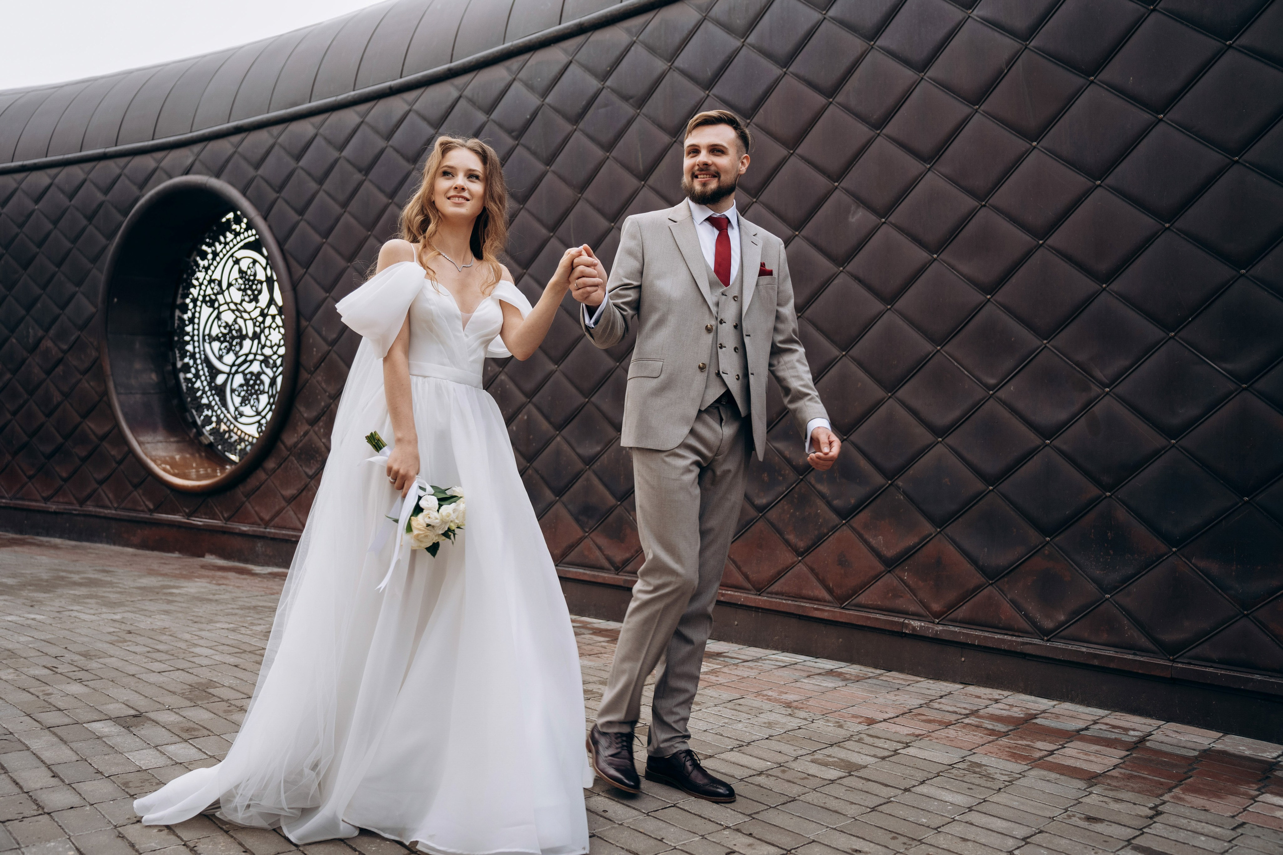 Фотосессия на крыше Чаши, свадебный фотограф Казань