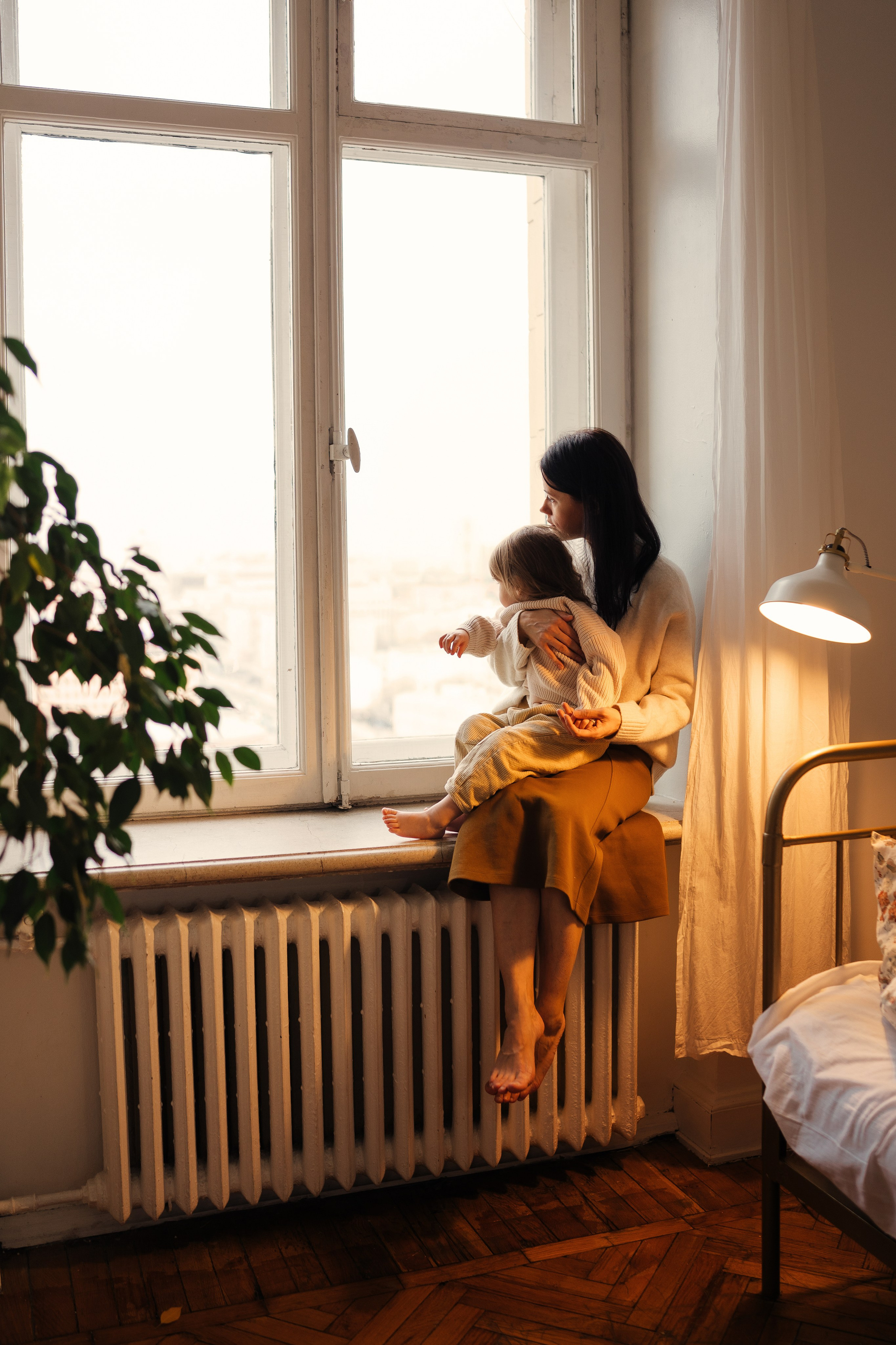 Домашняя фотосессия мама и дочка. Семейный фотограф в Москве Галина Гончар