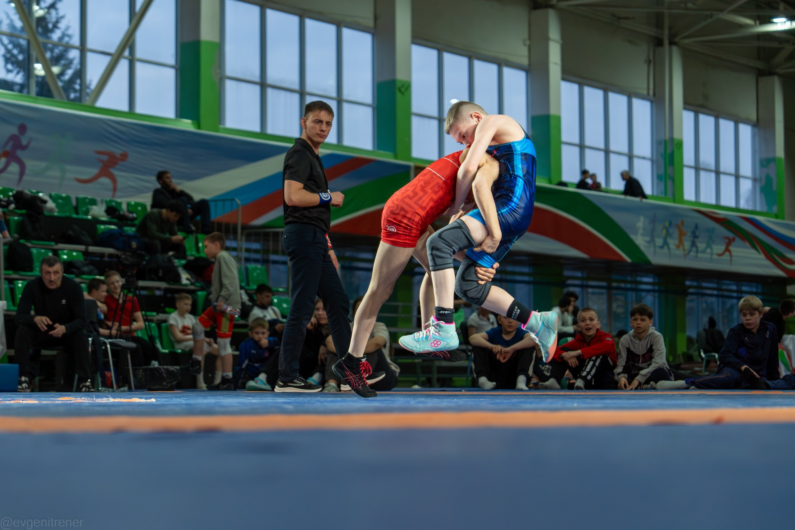 Всероссийский турнир по «Вольной борьбе». M-7 OPEN-14. Дневная часть. г. Нижнекамск 28.03.26. Евгений | Спорт Фото в Татарстане