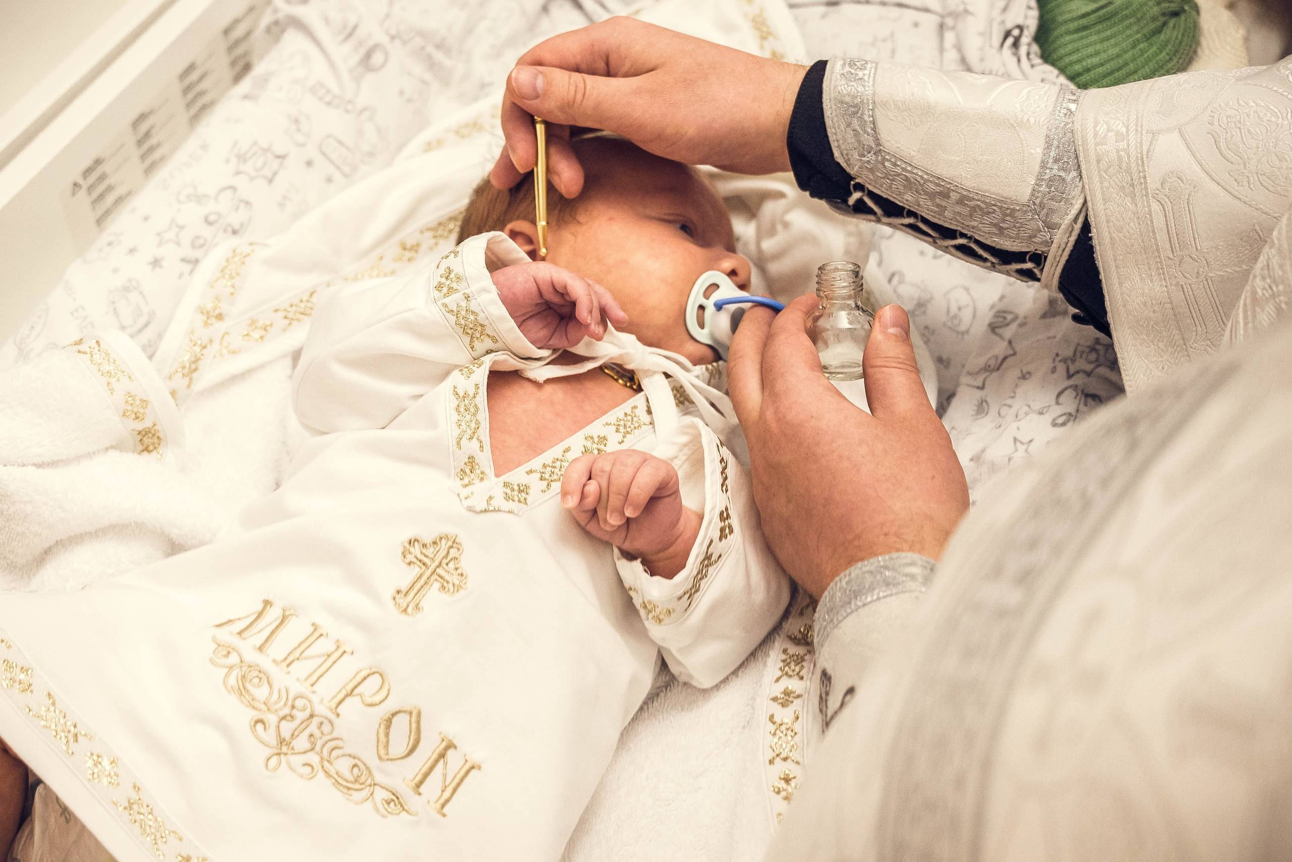 Крещение Мирона. Семейный и детский фотограф Москва