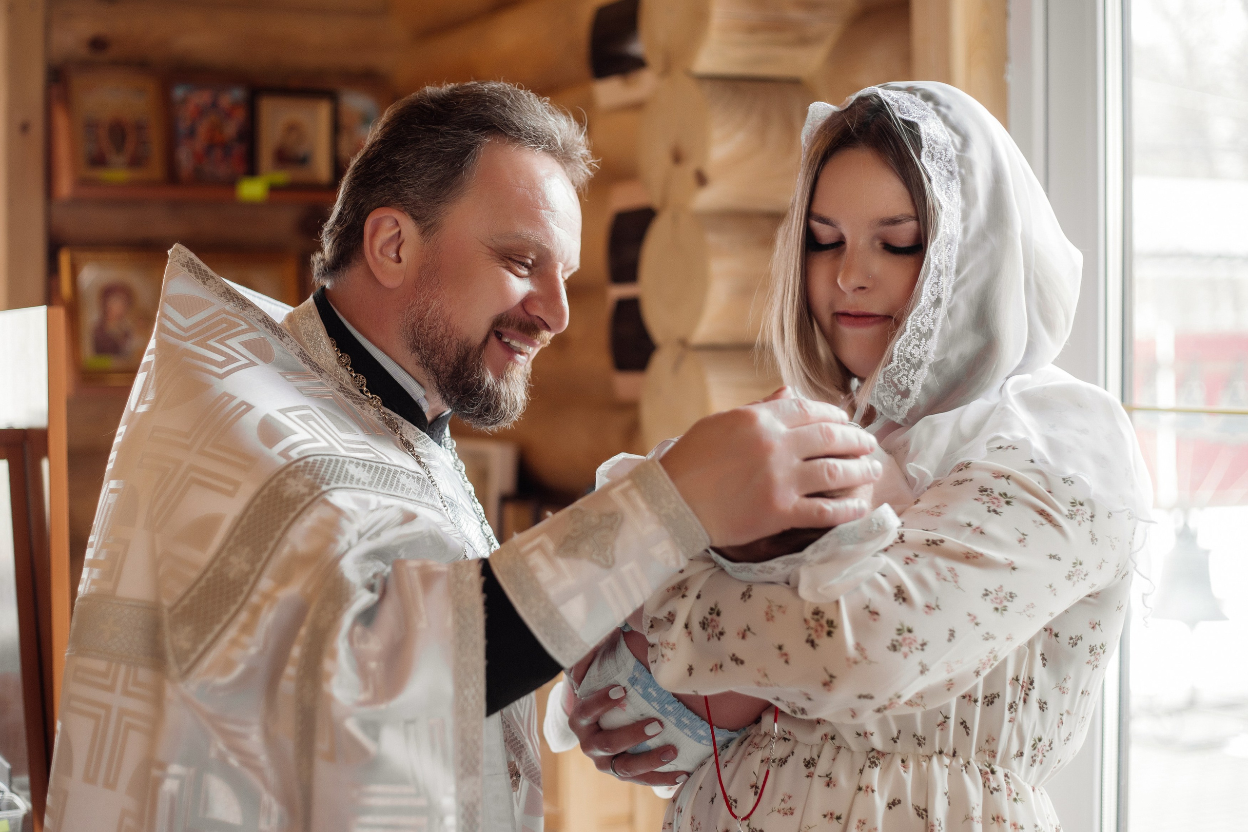 Таинство крещения Константина. Портретный, семейный, свадебный фотограф в Брянске Маргарита Василькова