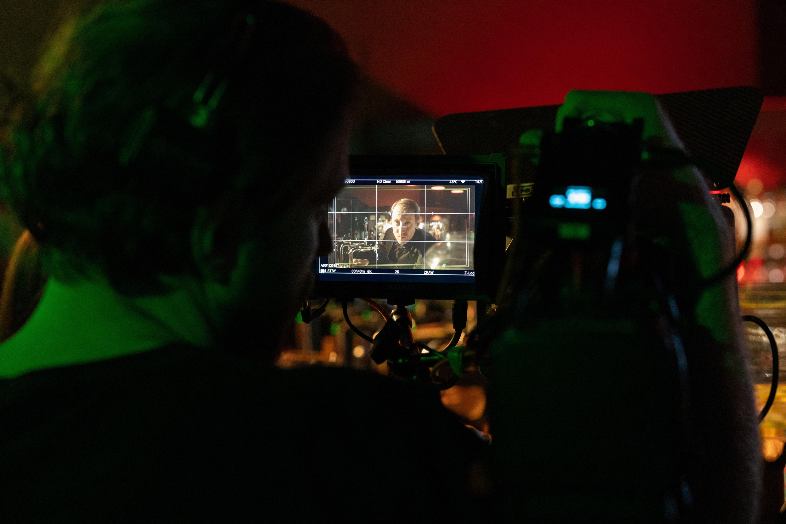 Film backstage. VICTORIA SHU