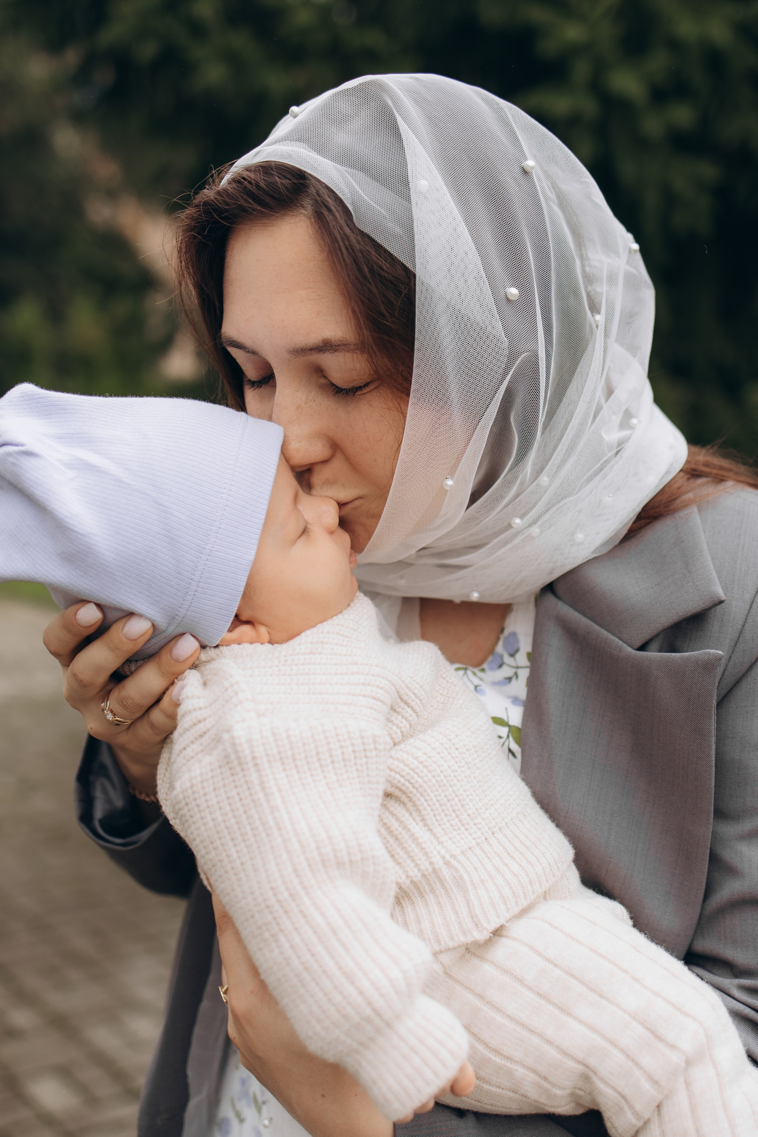 Таинство Крещения Степана в храме Воскресения Христова, с. Трубино (Калужская обл.). Надежда Стар семейный и церковный фотограф в Жукове и Калужской области