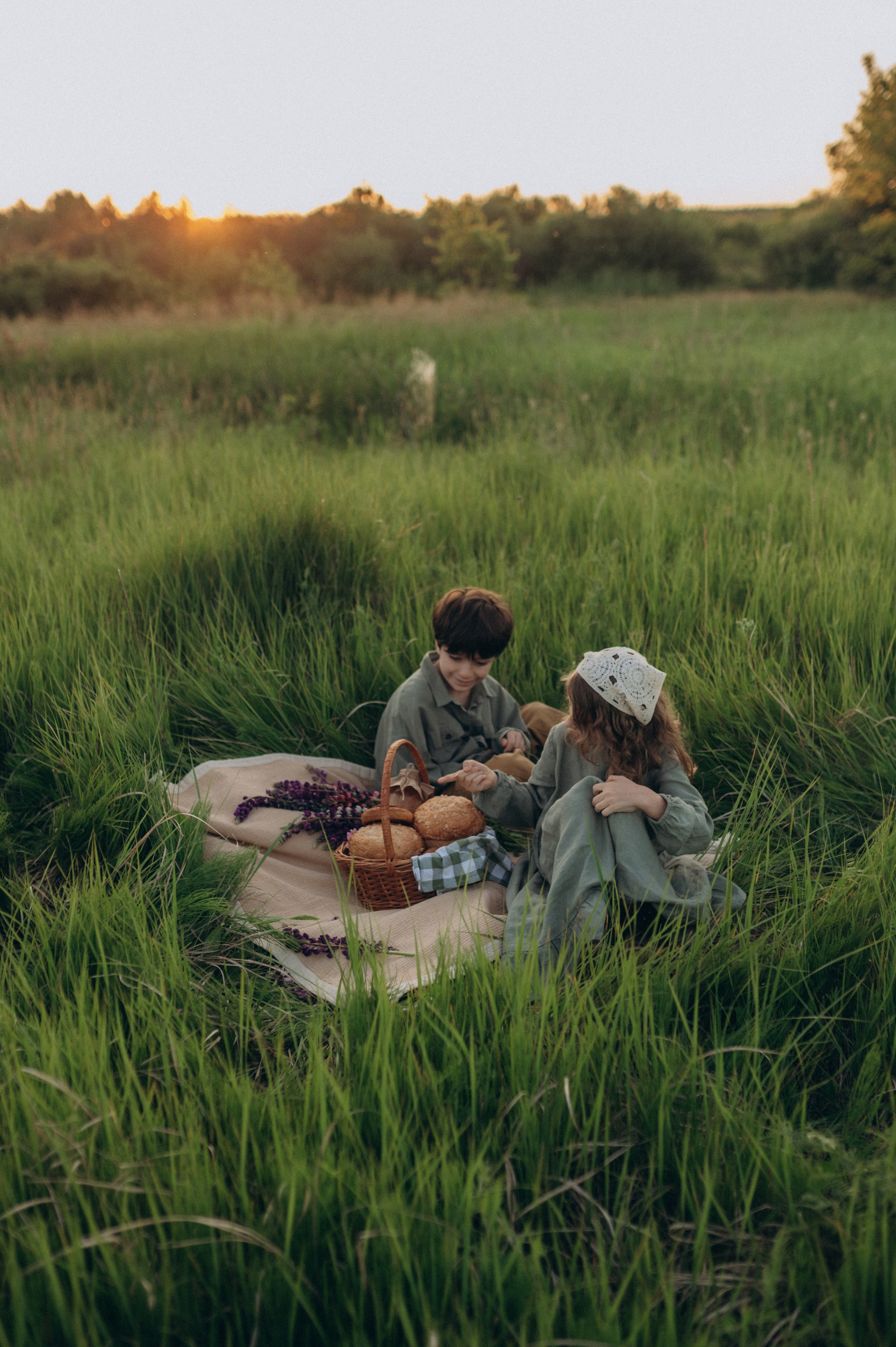 Соня и Захар — первая любовь и воздушный змей. Фотограф Мария Стрелкова