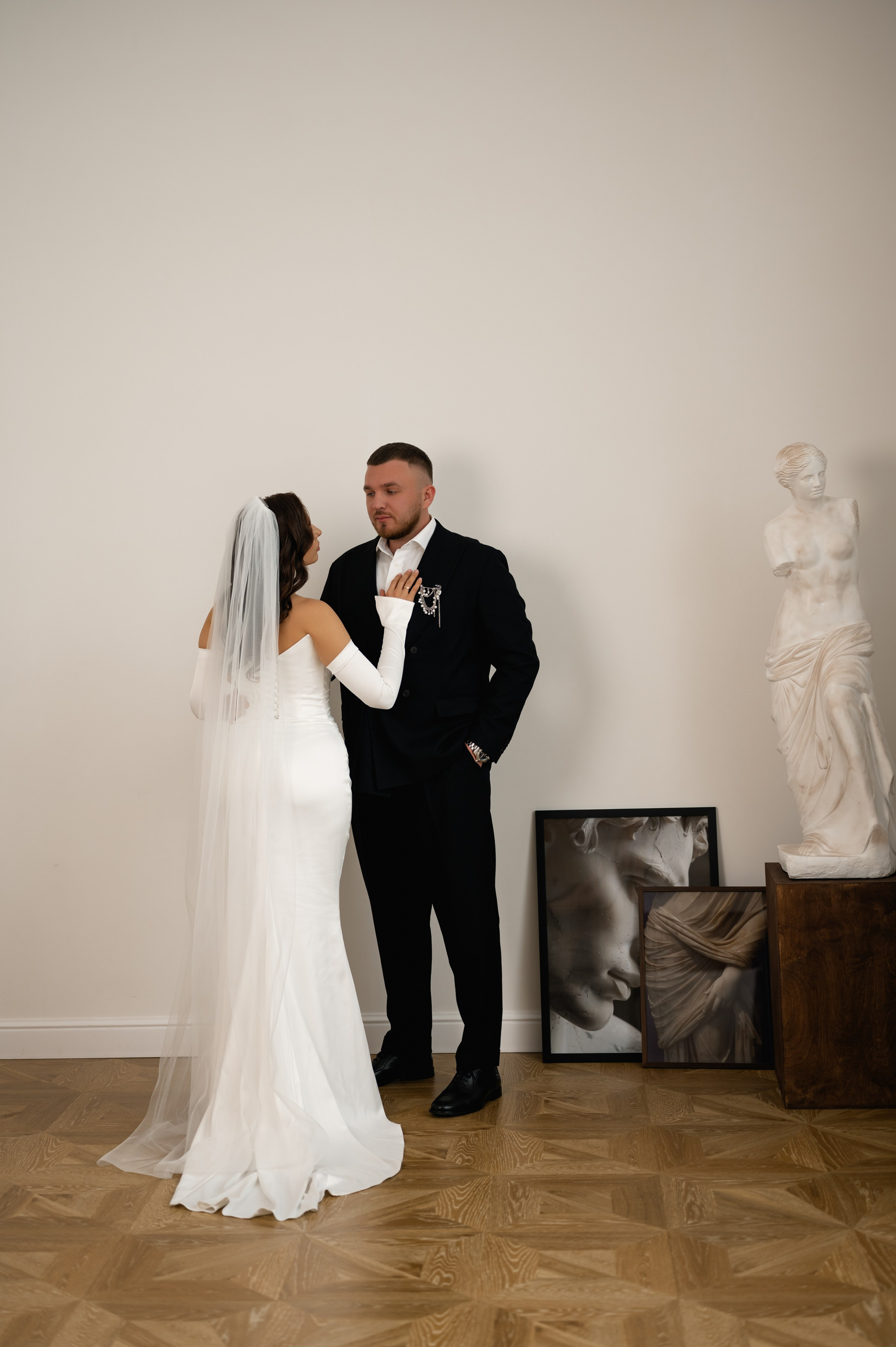 Свадебная фотосессия в студии. Свадебный и семейный фотограф в Краснодаре Алина Мельник