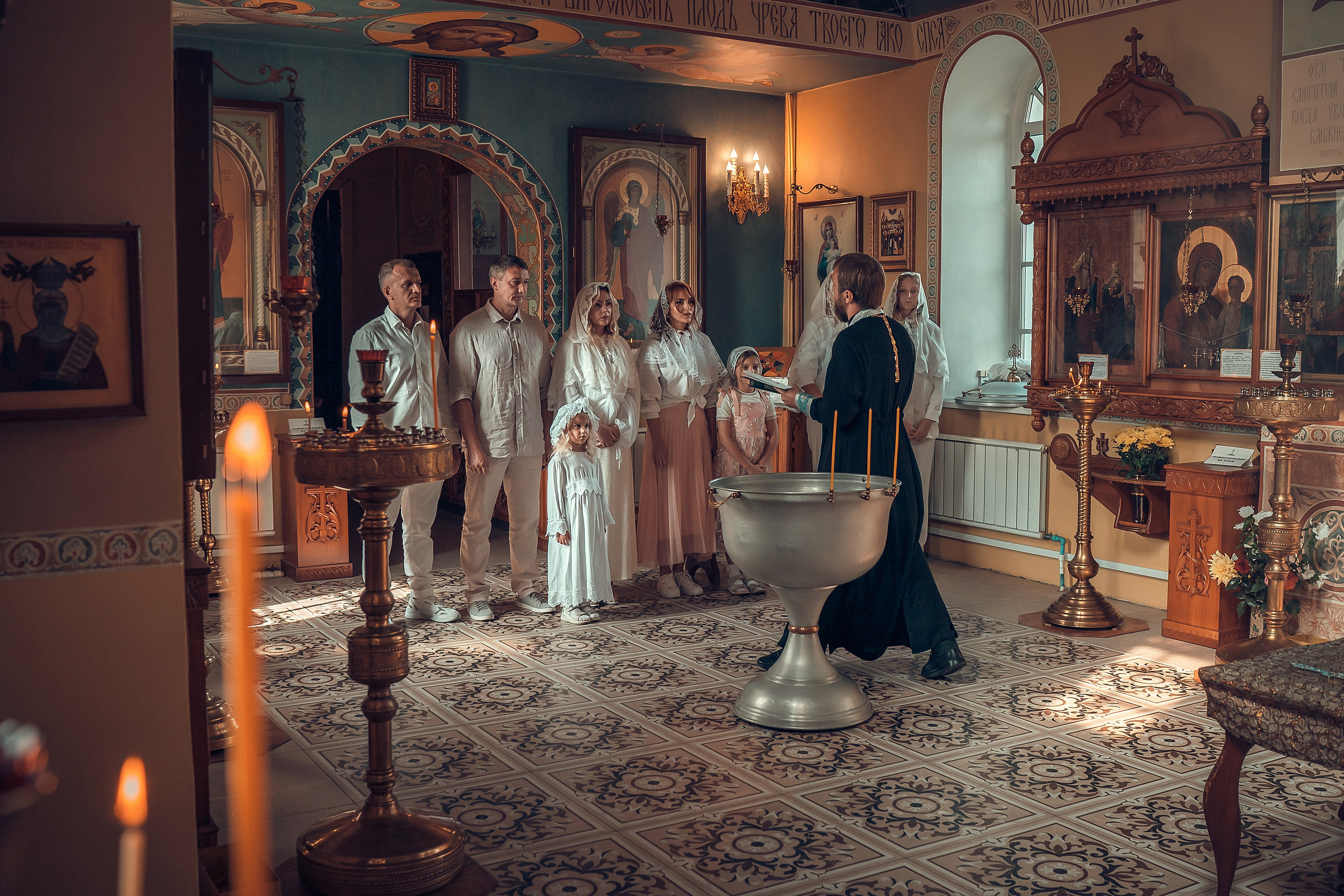 Крещение Даны. Фотограф на Крещение и Венчание в Красноярске Рамазанова Юлия