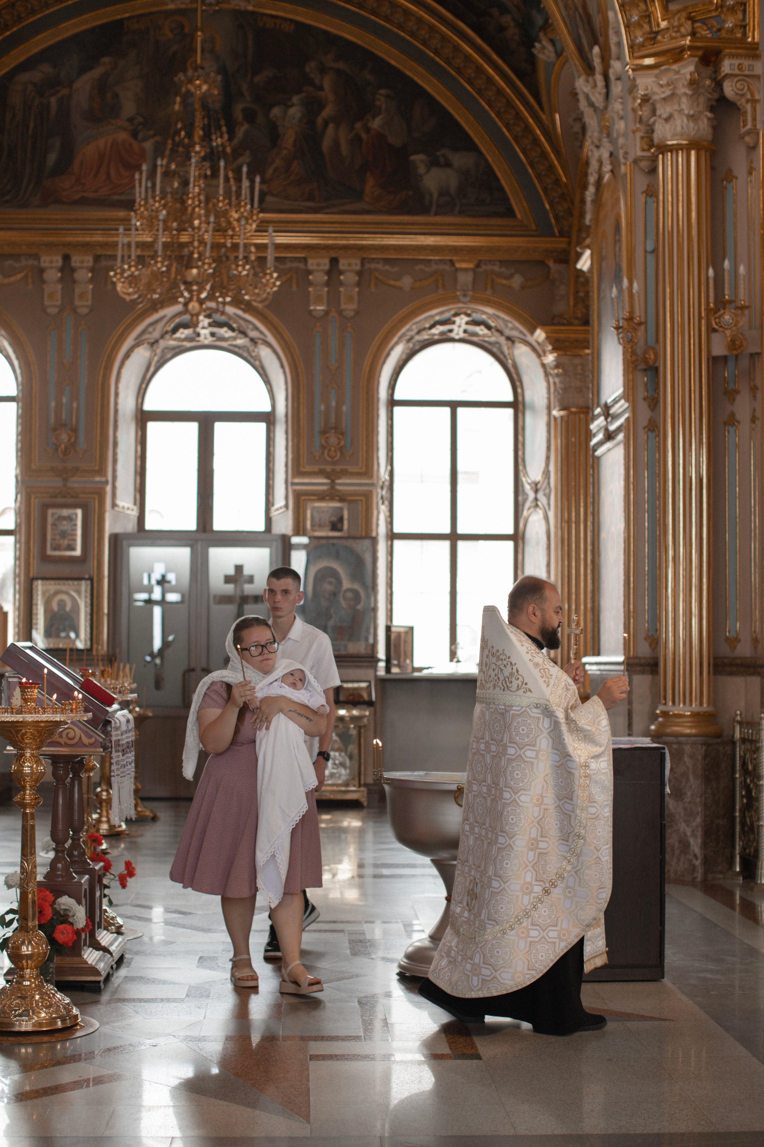 Таинство Крещения. Фотограф Лиана Артемова в Пензе