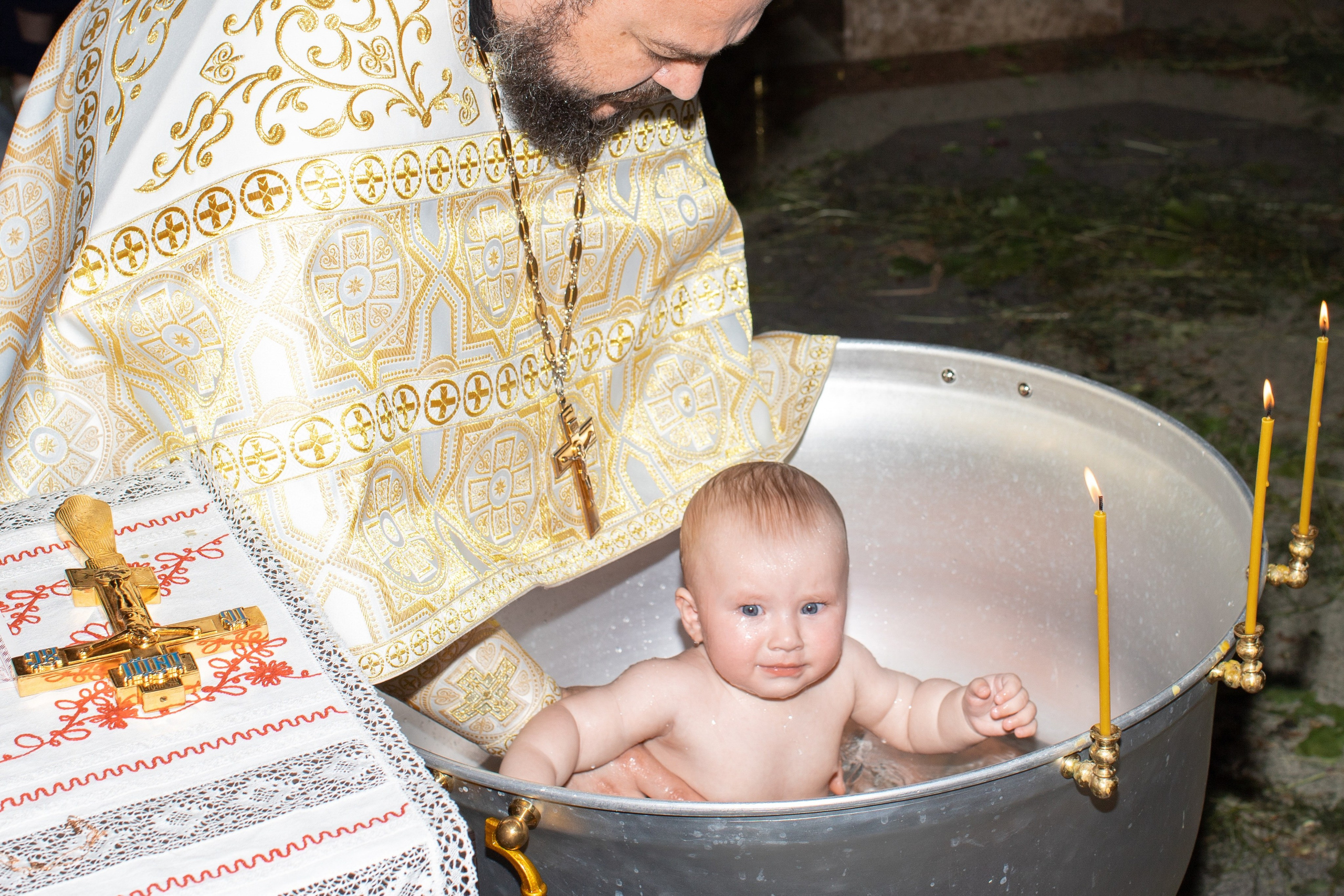Таинство Крещения. Фотограф Лиана Артемова в Пензе