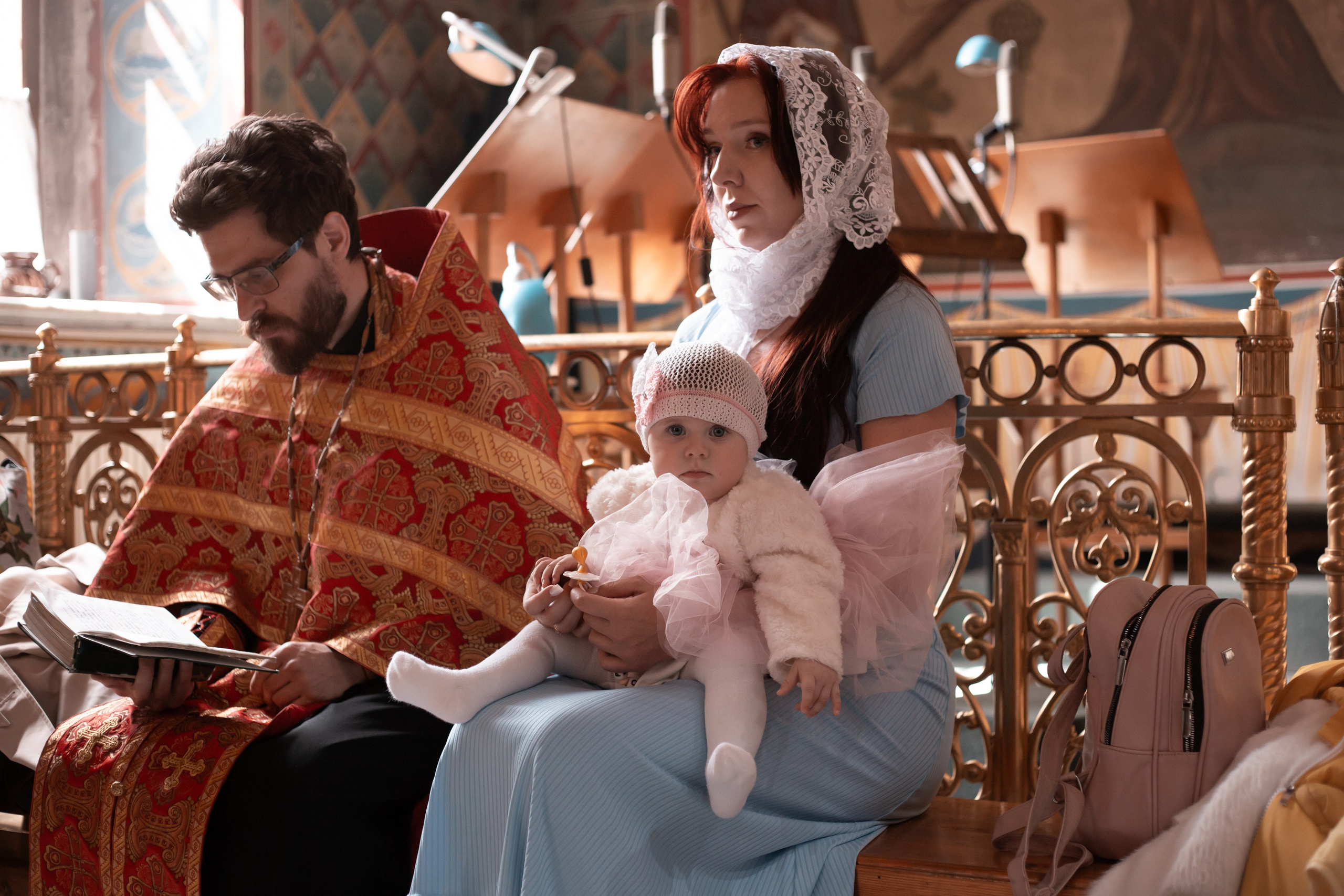 Крещение Виктории в Свято-Троицком кафедральном соборе Калуги