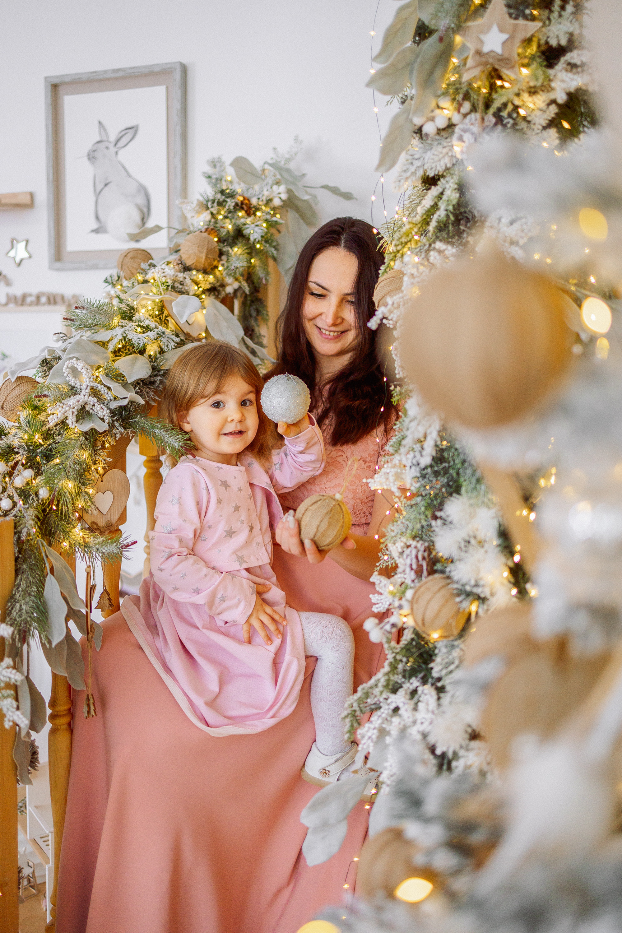 Новогодние съемки в студии