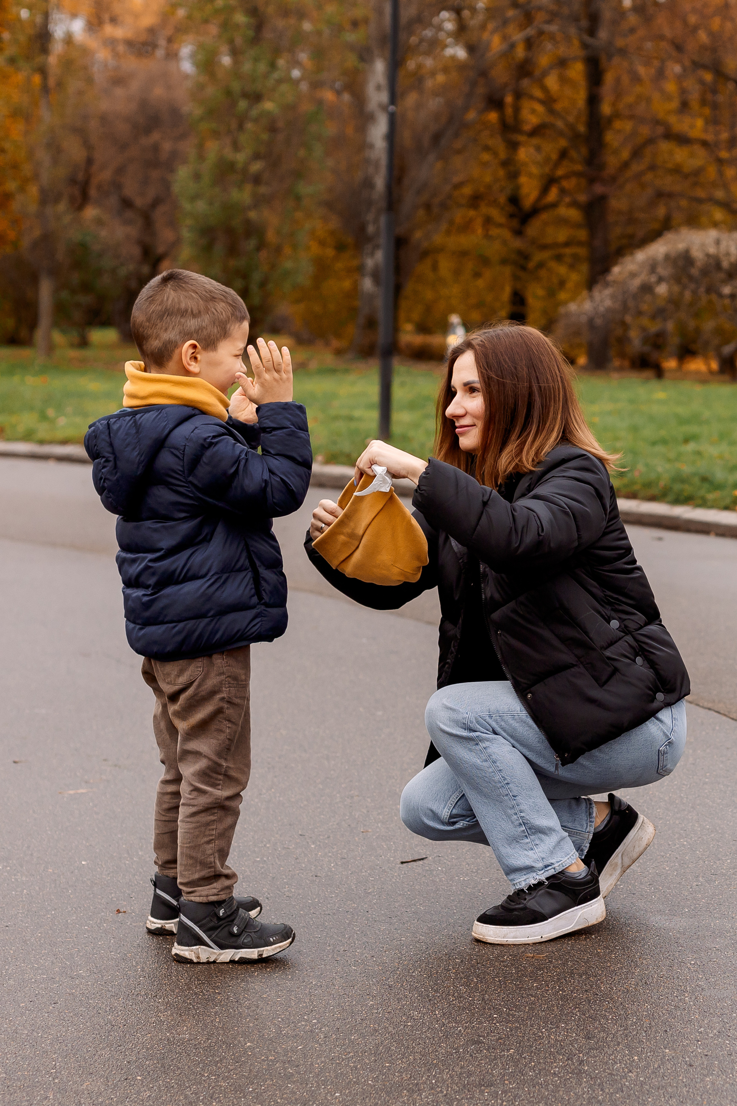 Семейная прогулка в Ботаническом саду. Семейный Фотограф в Москве Евгения Симоненко