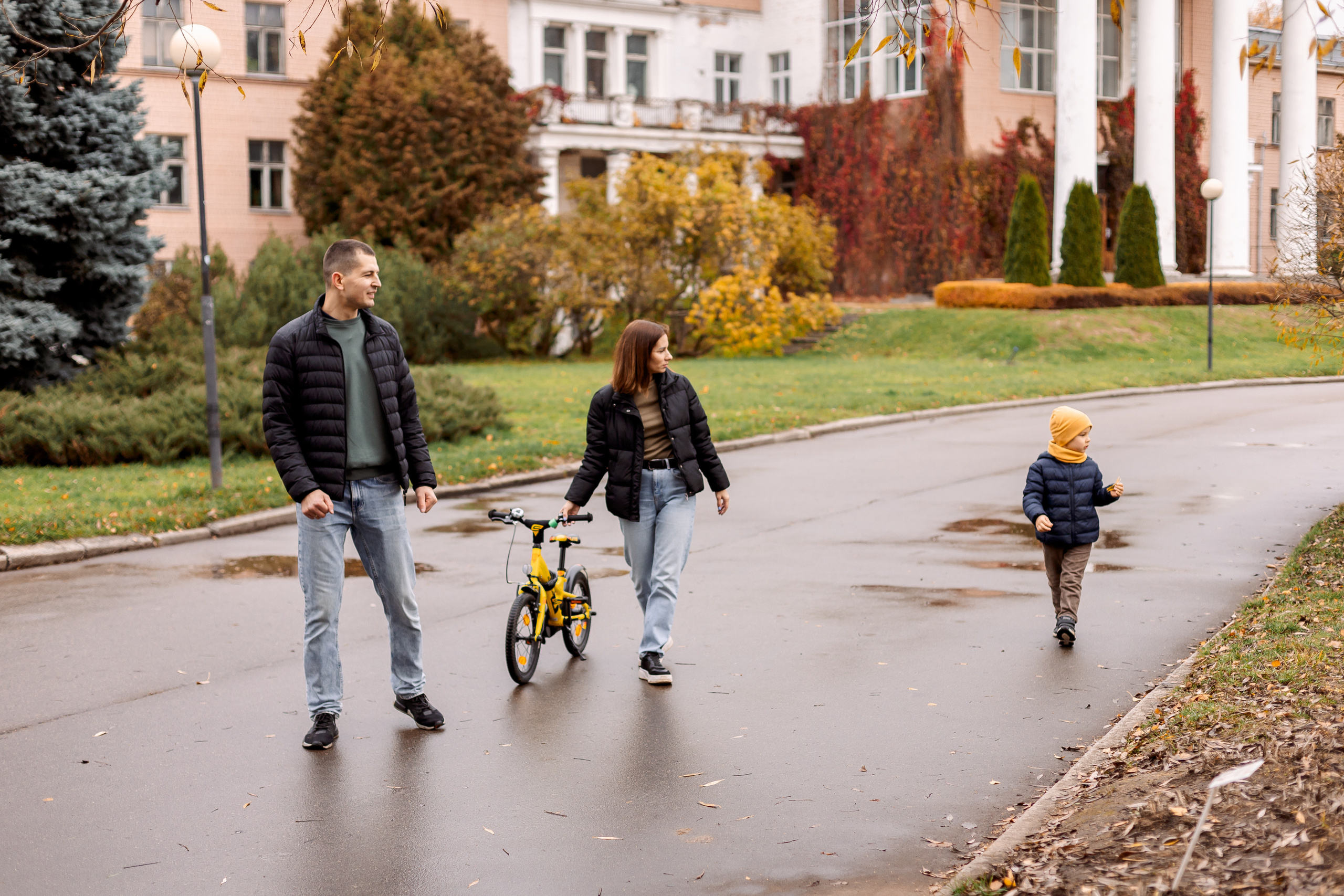Семейная прогулка в Ботаническом саду. Семейный Фотограф в Москве Евгения Симоненко