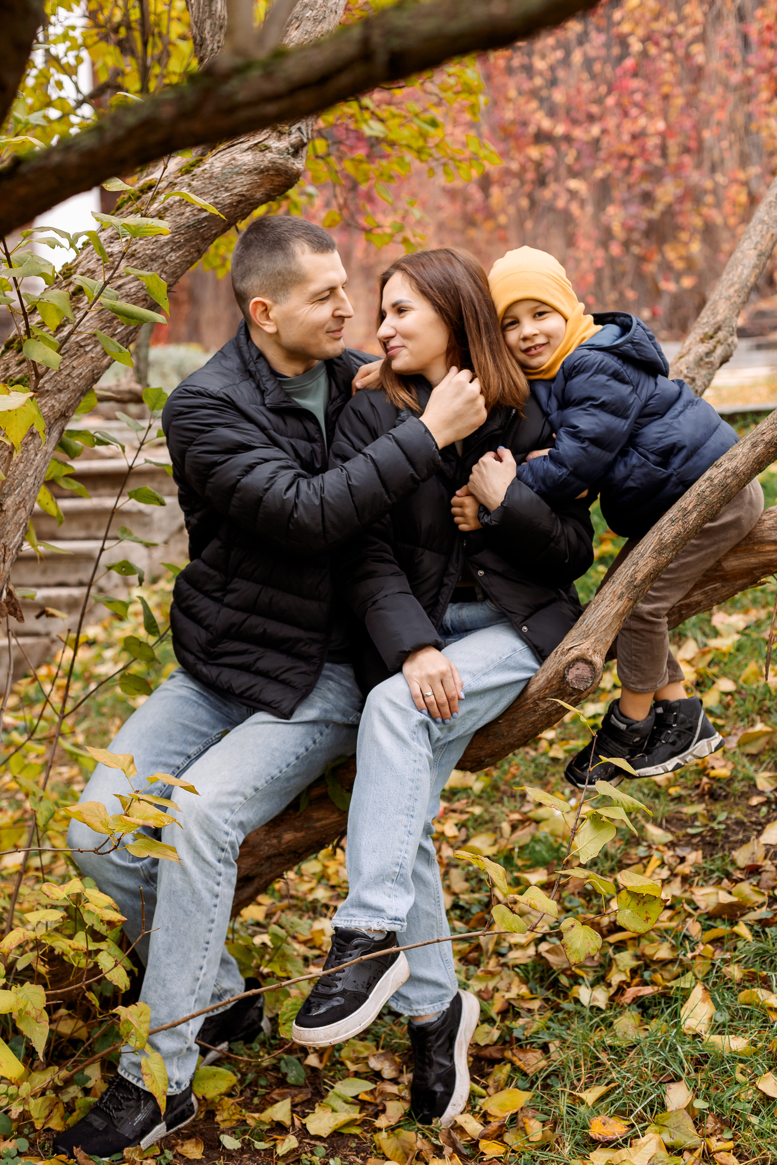 Семейная прогулка в Ботаническом саду. Семейный Фотограф в Москве Евгения Симоненко