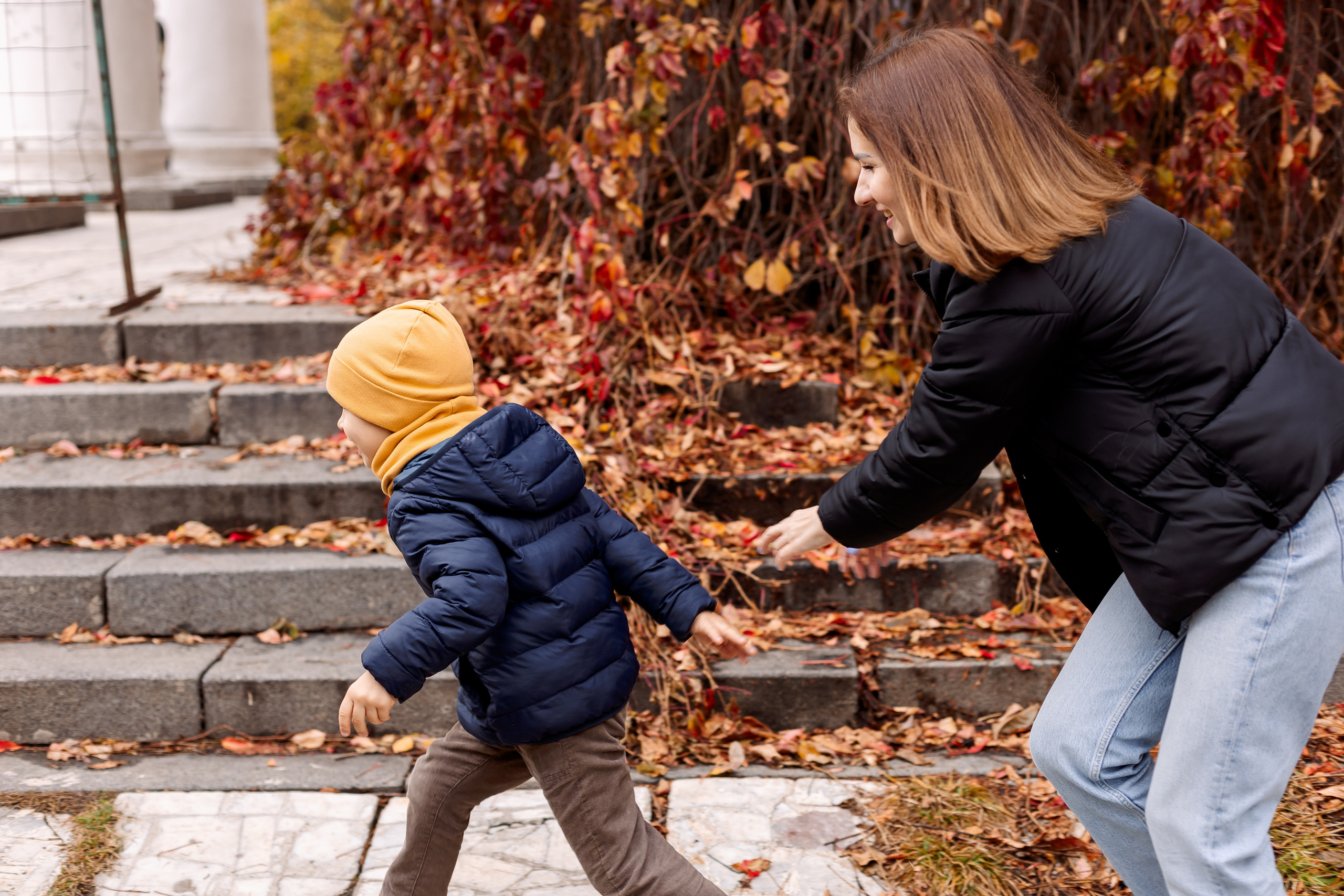 Семейная прогулка в Ботаническом саду. Семейный Фотограф в Москве Евгения Симоненко
