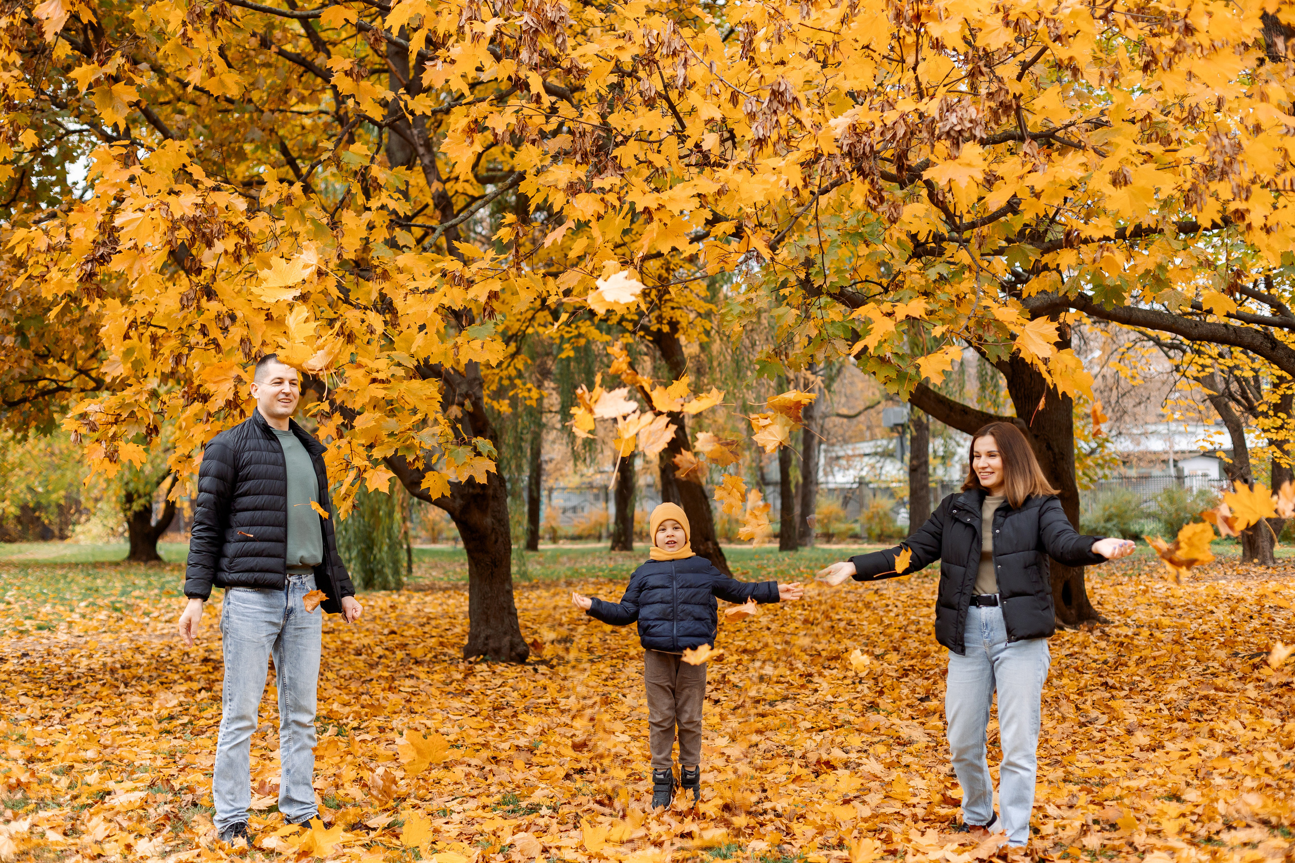 Семейная прогулка в Ботаническом саду. Семейный Фотограф в Москве Евгения Симоненко