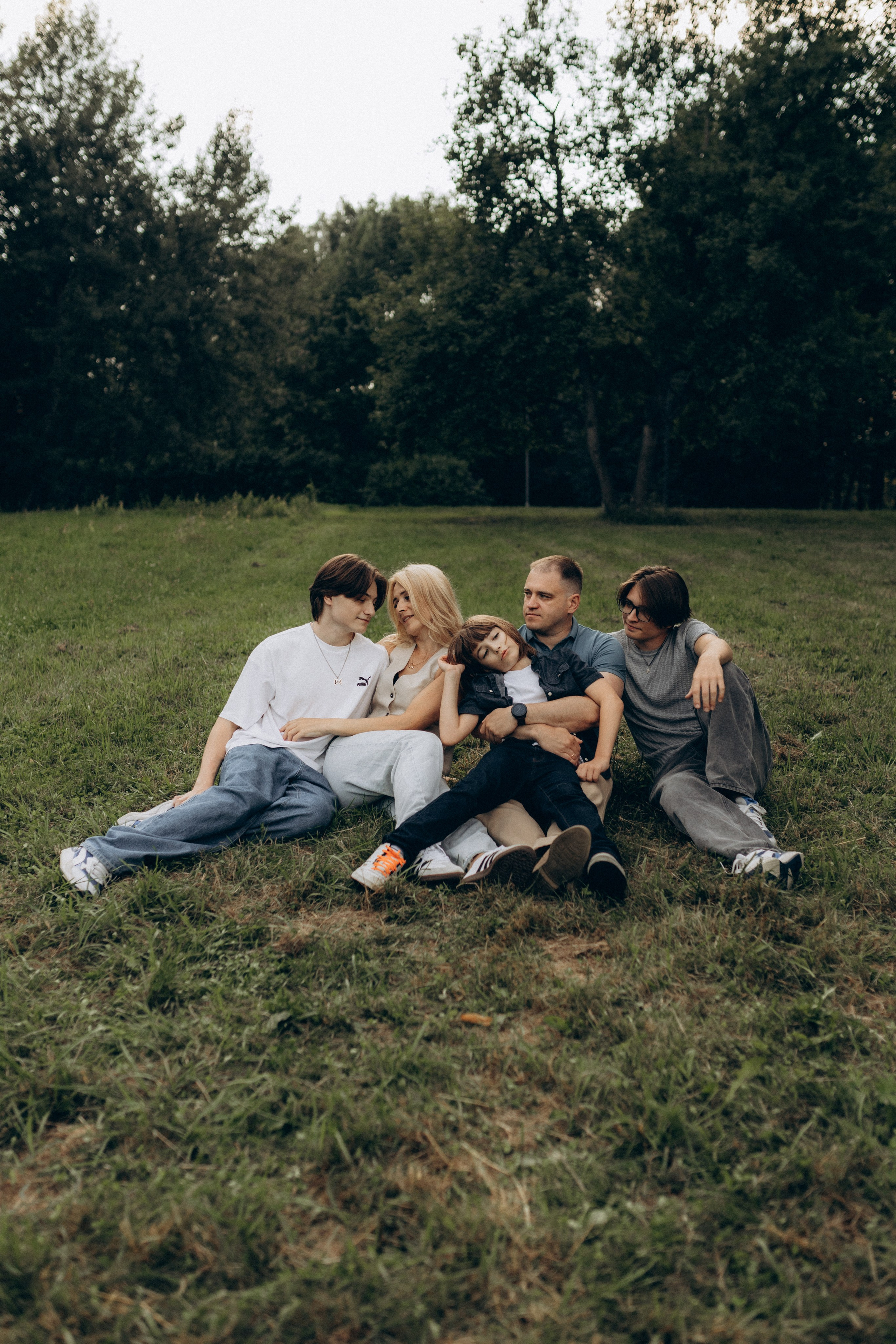 Наташа, Андрей, Эмиль, Стас, Ярослав и Арчи. Фотограф НОГИНСК, Москва, Анастасия Белая