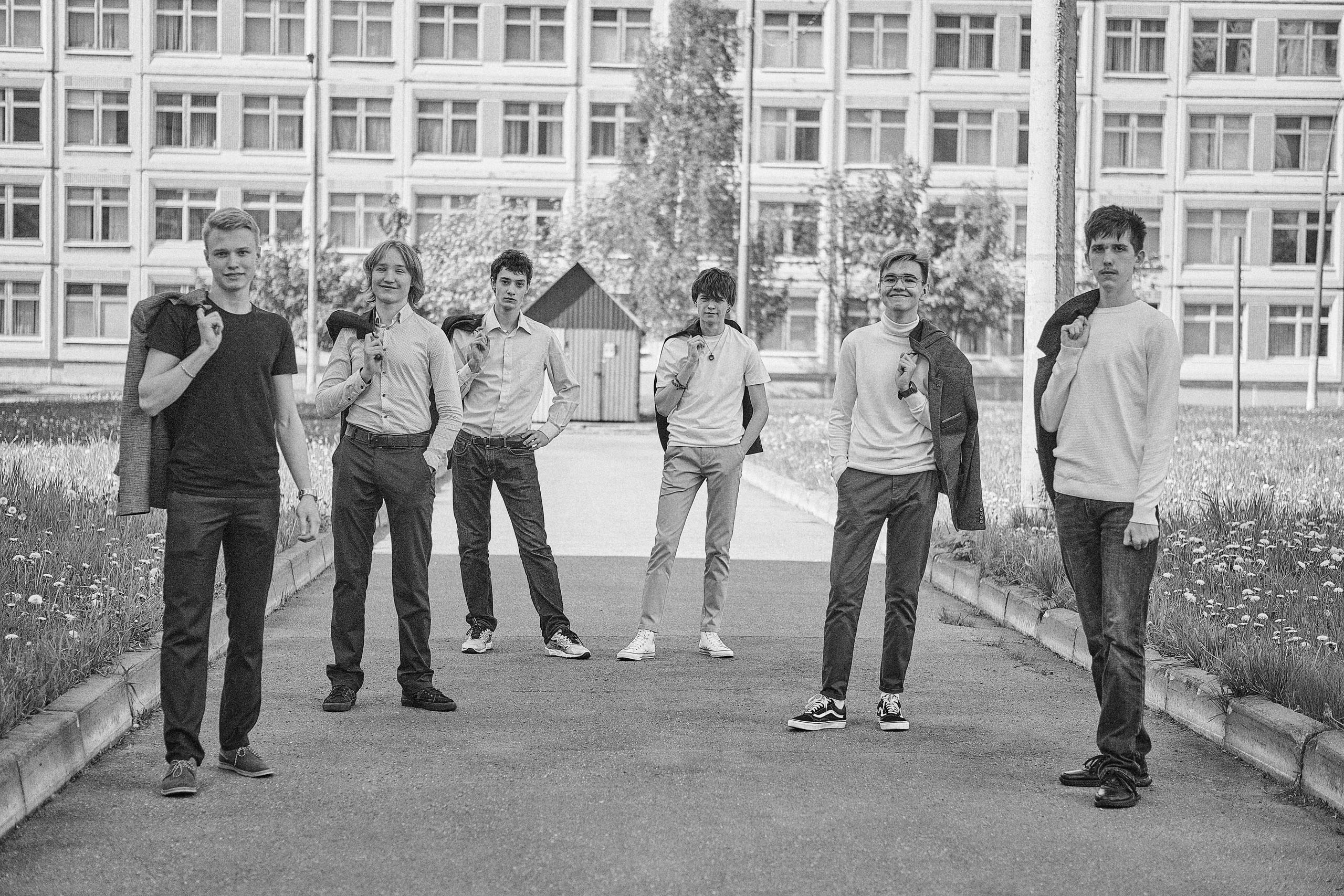 Школьная съёмка выпускников (Репортаж)