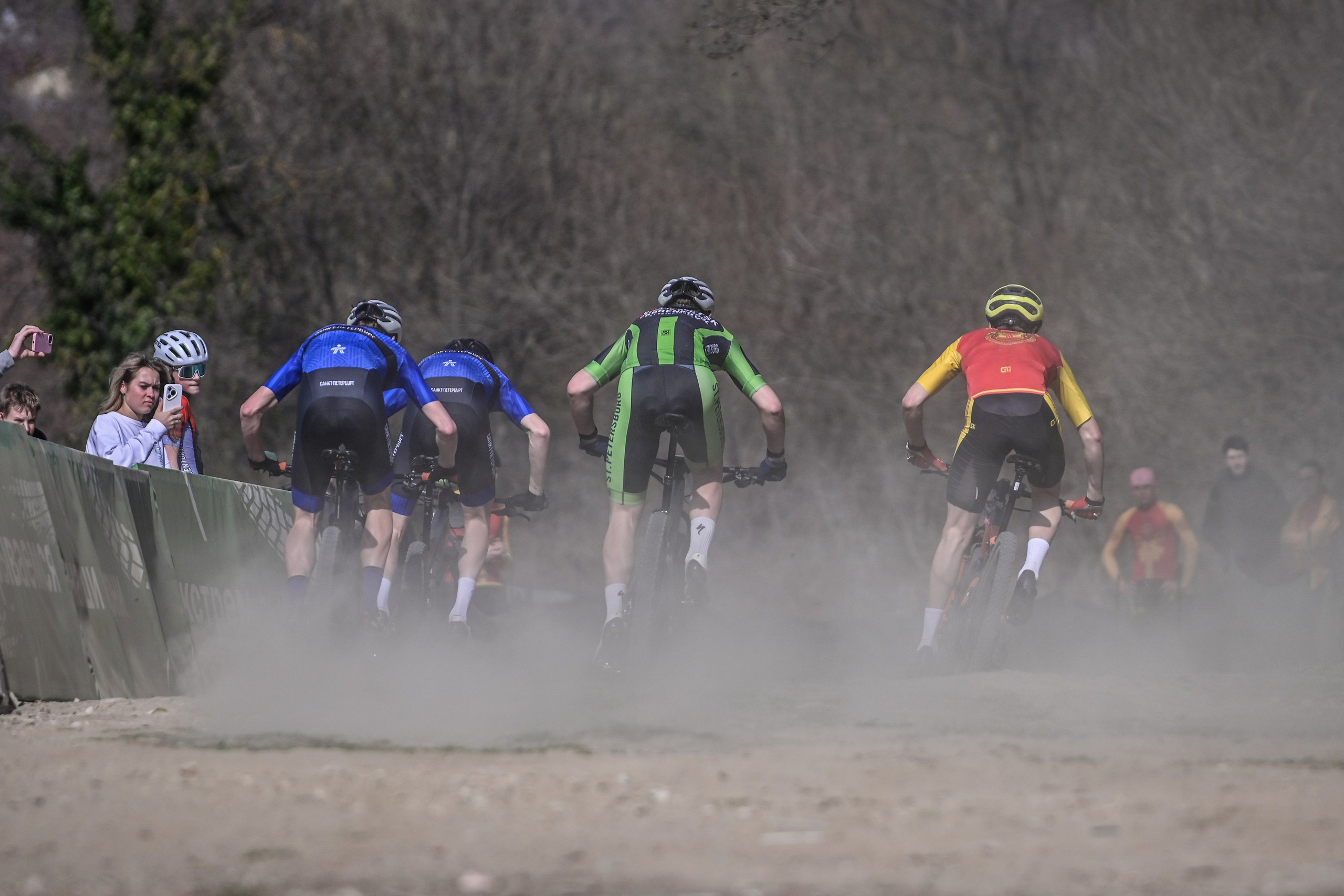 Маунтинбайк, кросс-кантри в Архипо-Осиповке 16 марта 2025. Спортивный фотограф, фотожурналист Павел Ларькин