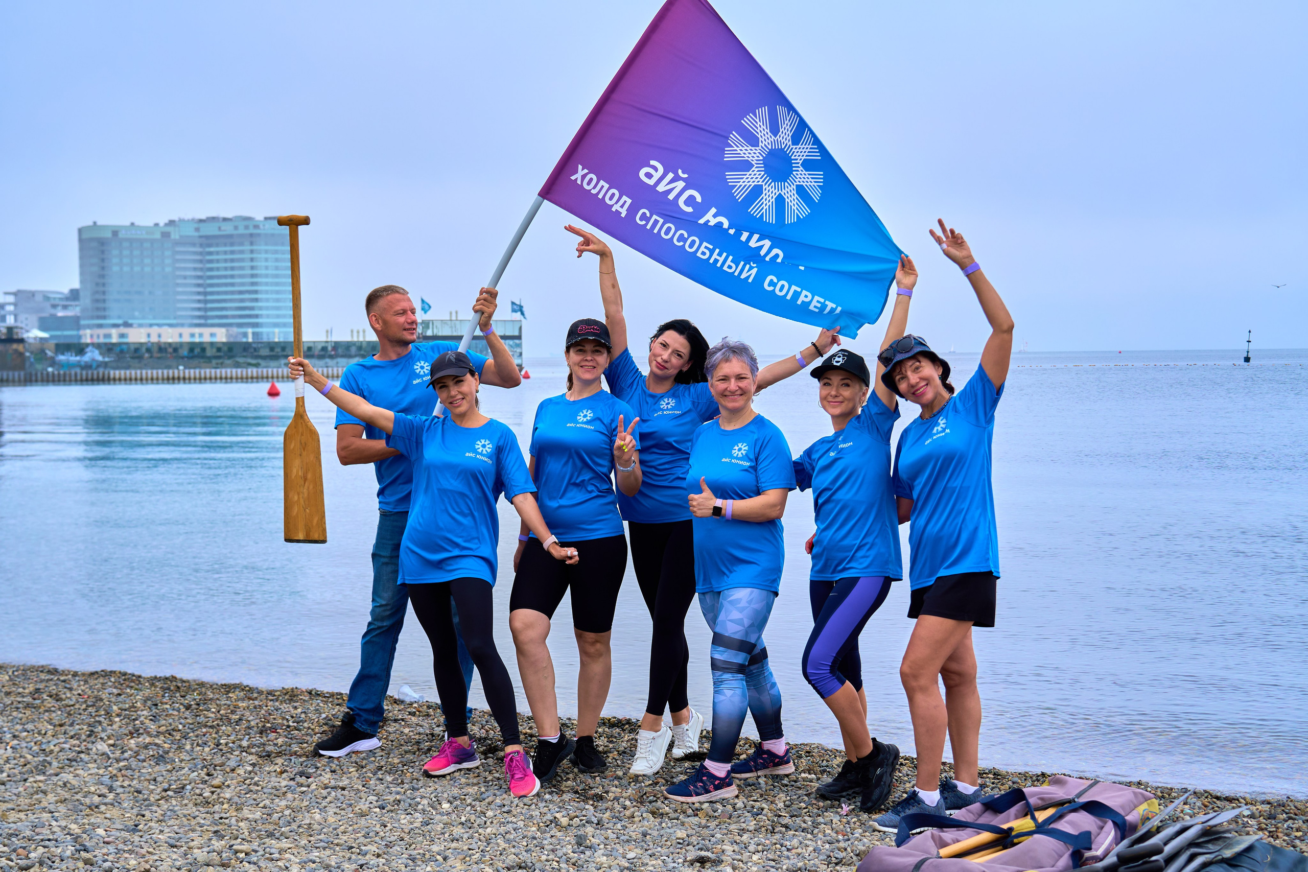 Соревнования на лодках дракон Айс Юнион. Фотограф во Владивостоке