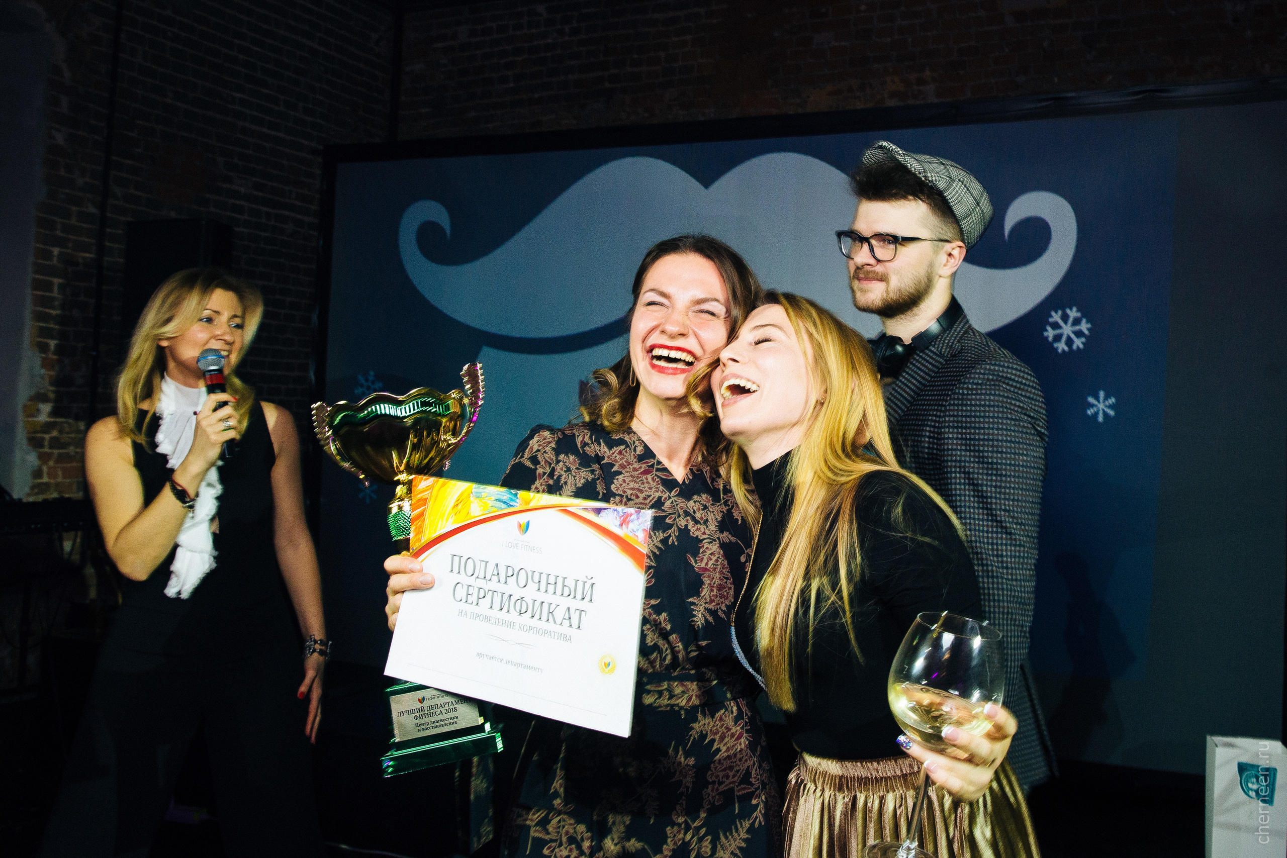 Новогодний корпоратив I Love Fitness. КонТайм: профессиональная съемка для организаций