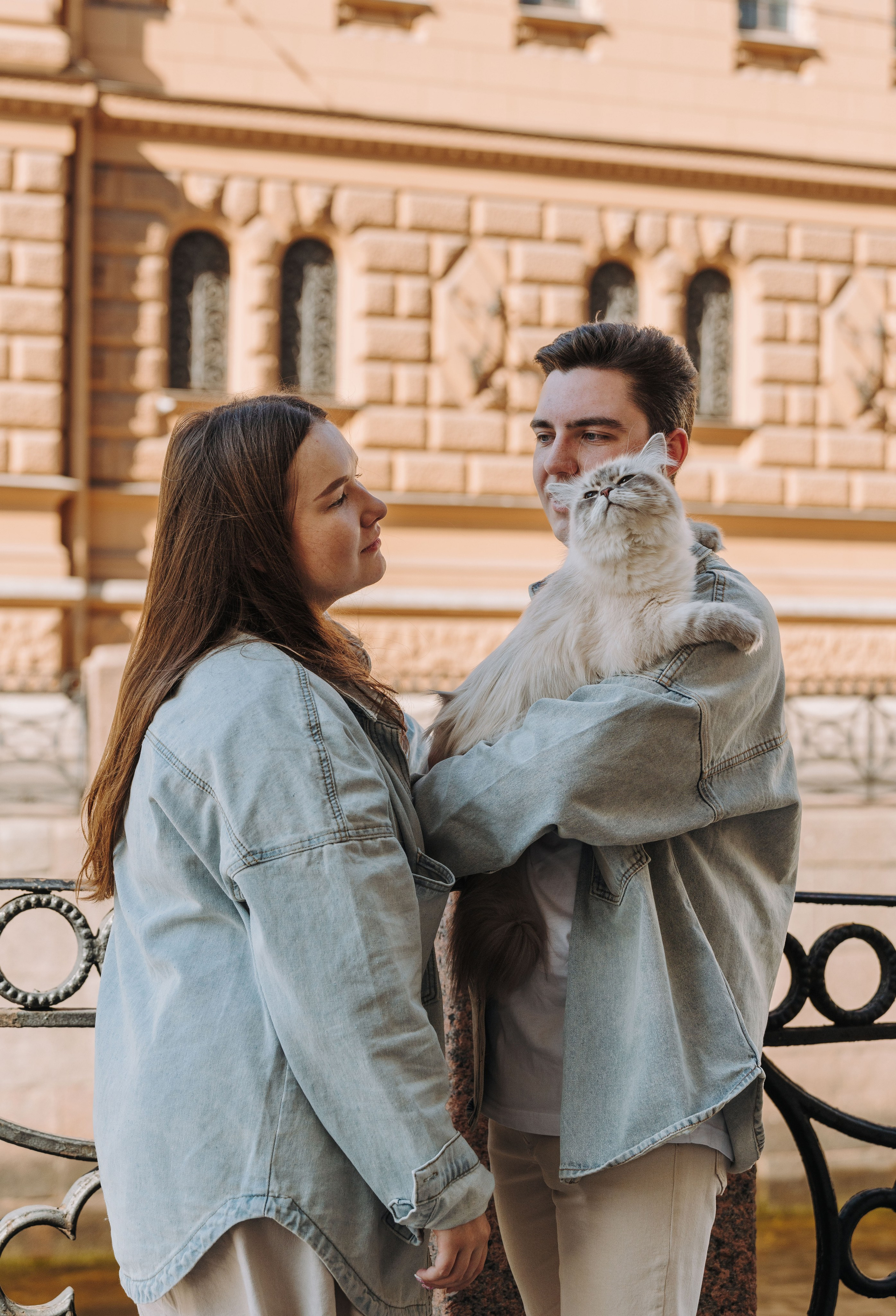 Сильвия, Полина и Никита. Фотограф анималист в Спб недорого Олеся Майорова