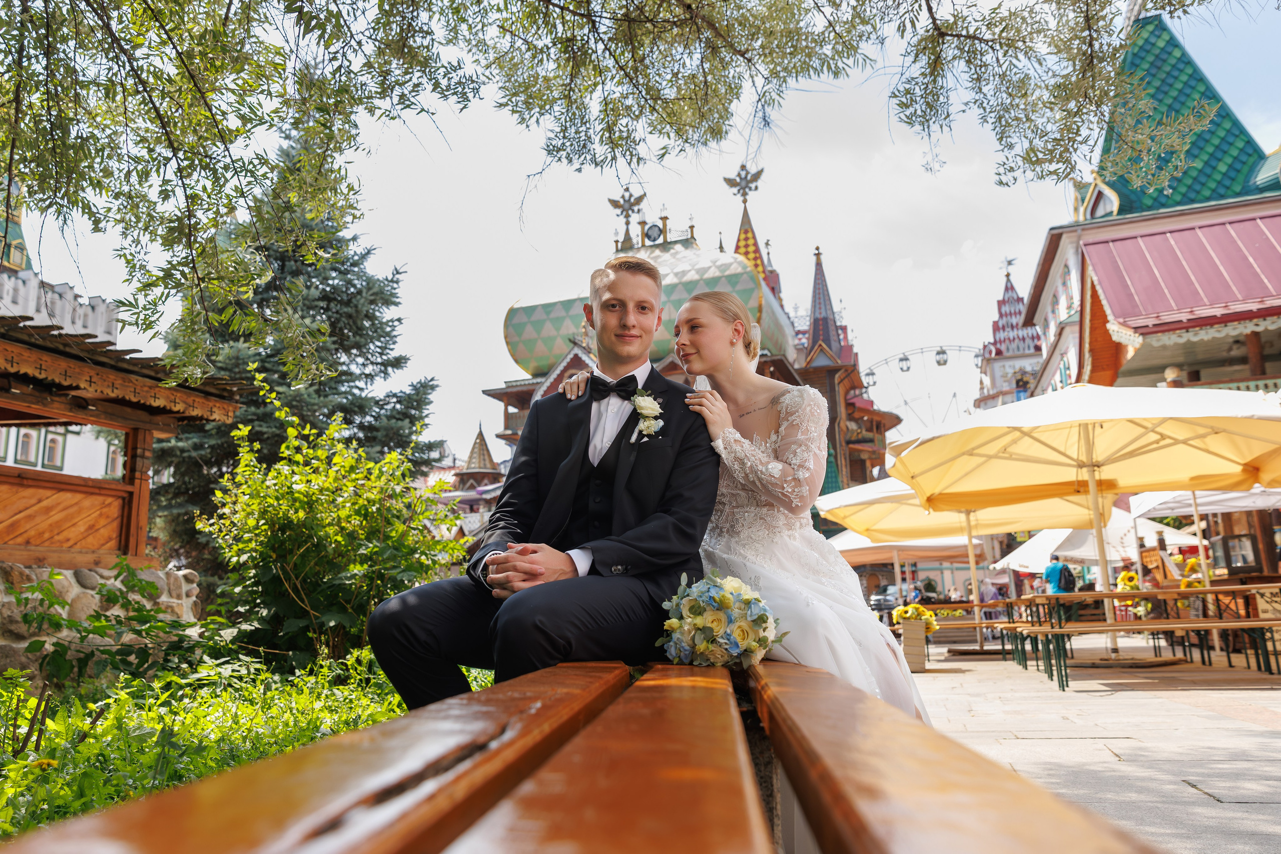 Свадебная фотосессия в Измайловском кремле. Свадебный фотограф Москва и МО Сергей Киржаев