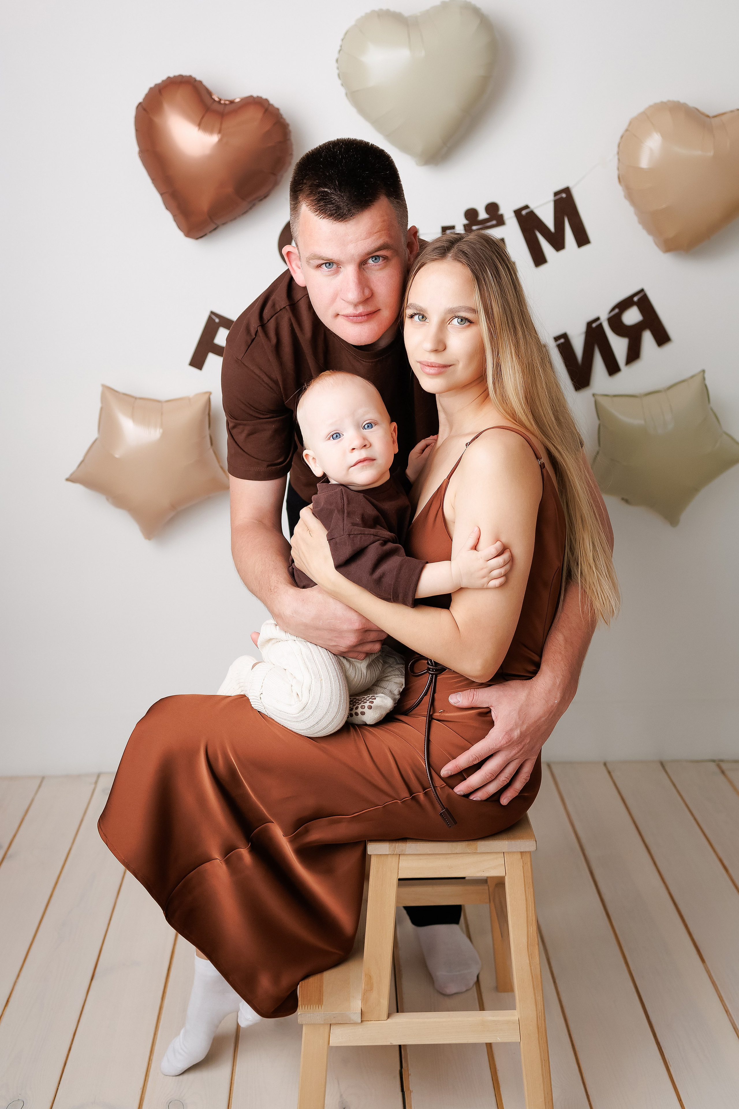 Мишеньке 1 годик. Фотограф новорожденный малышей Новосибирск