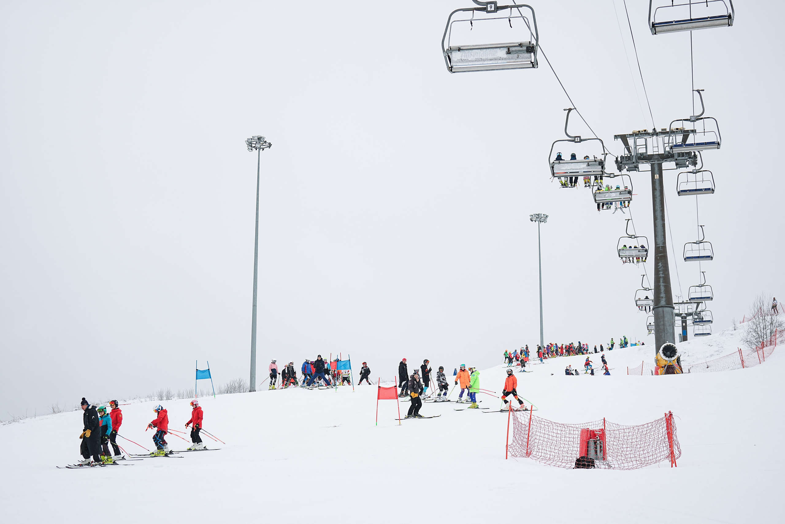 Горные лыжи. Первенство Центрального Федерального Округа. GS U14 Шуколово. Фотограф Студитский Евгений