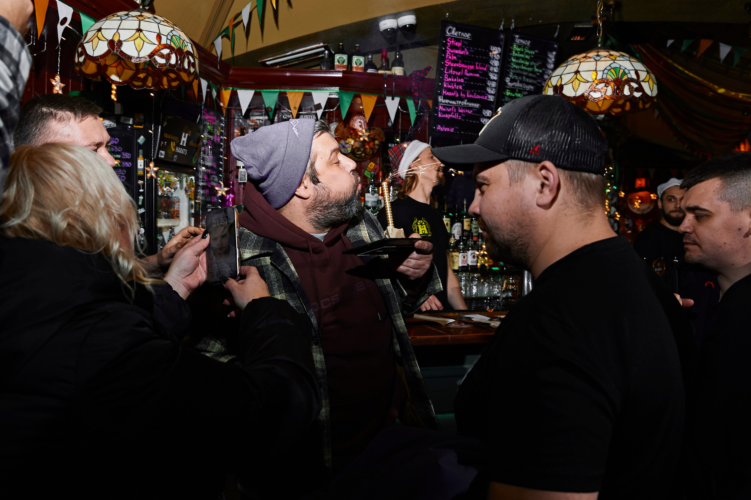 Новогодние выходные в Harat’s pub. Фотограф Александра Иванова