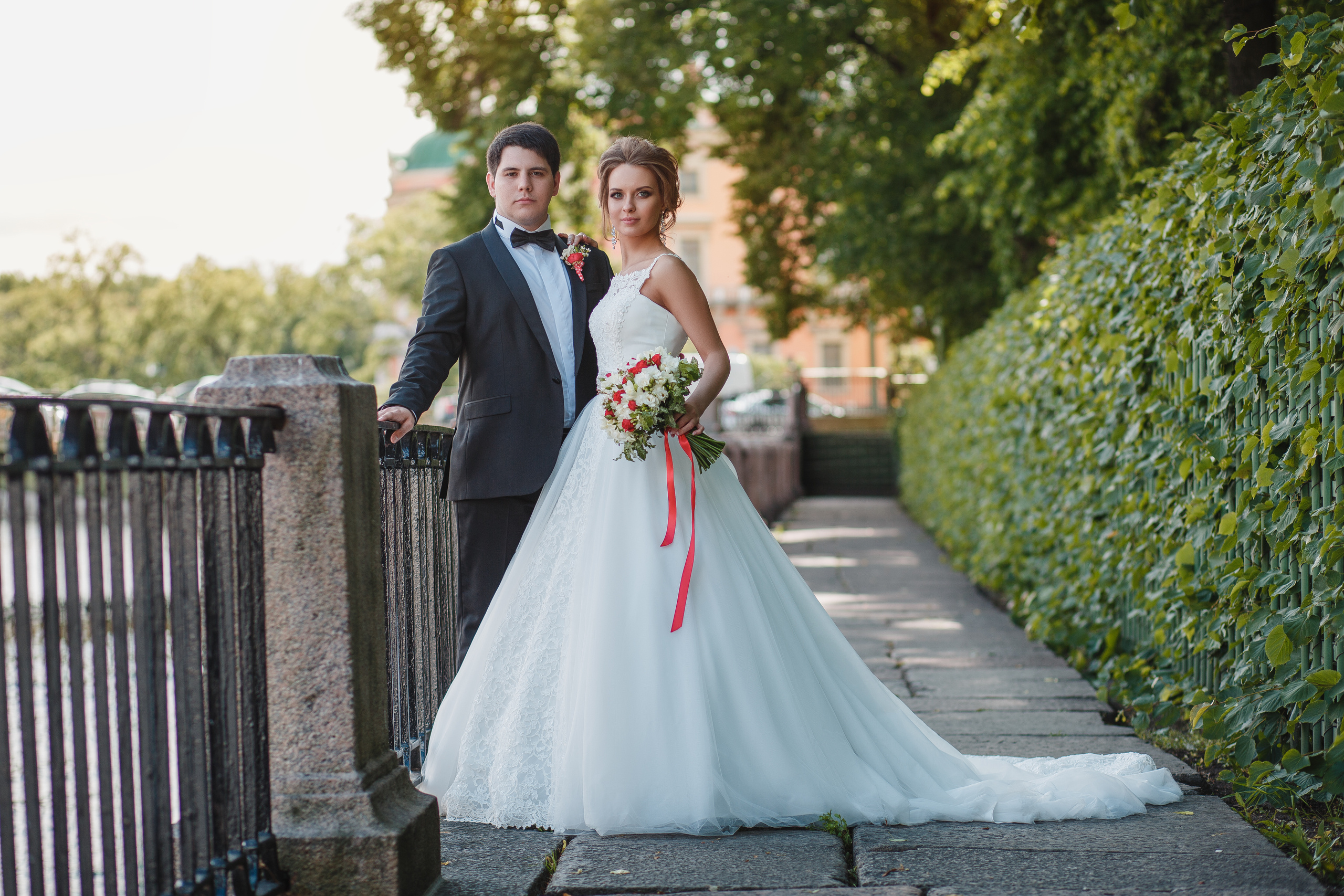 Свадебное фото Летний Сад