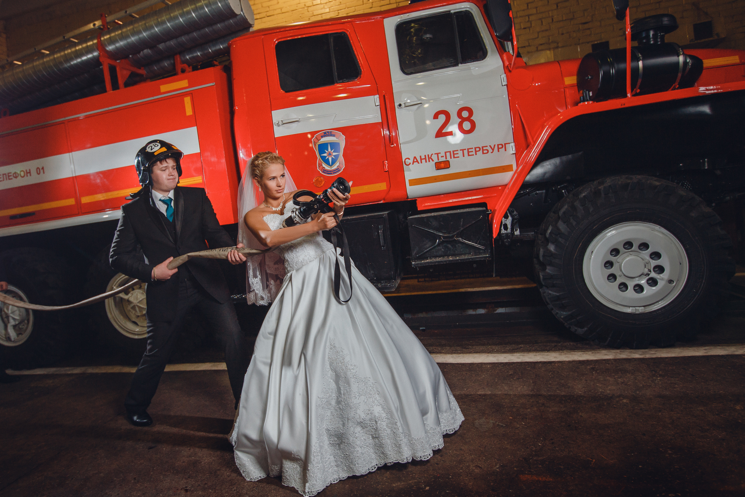 Свадьба пожарного