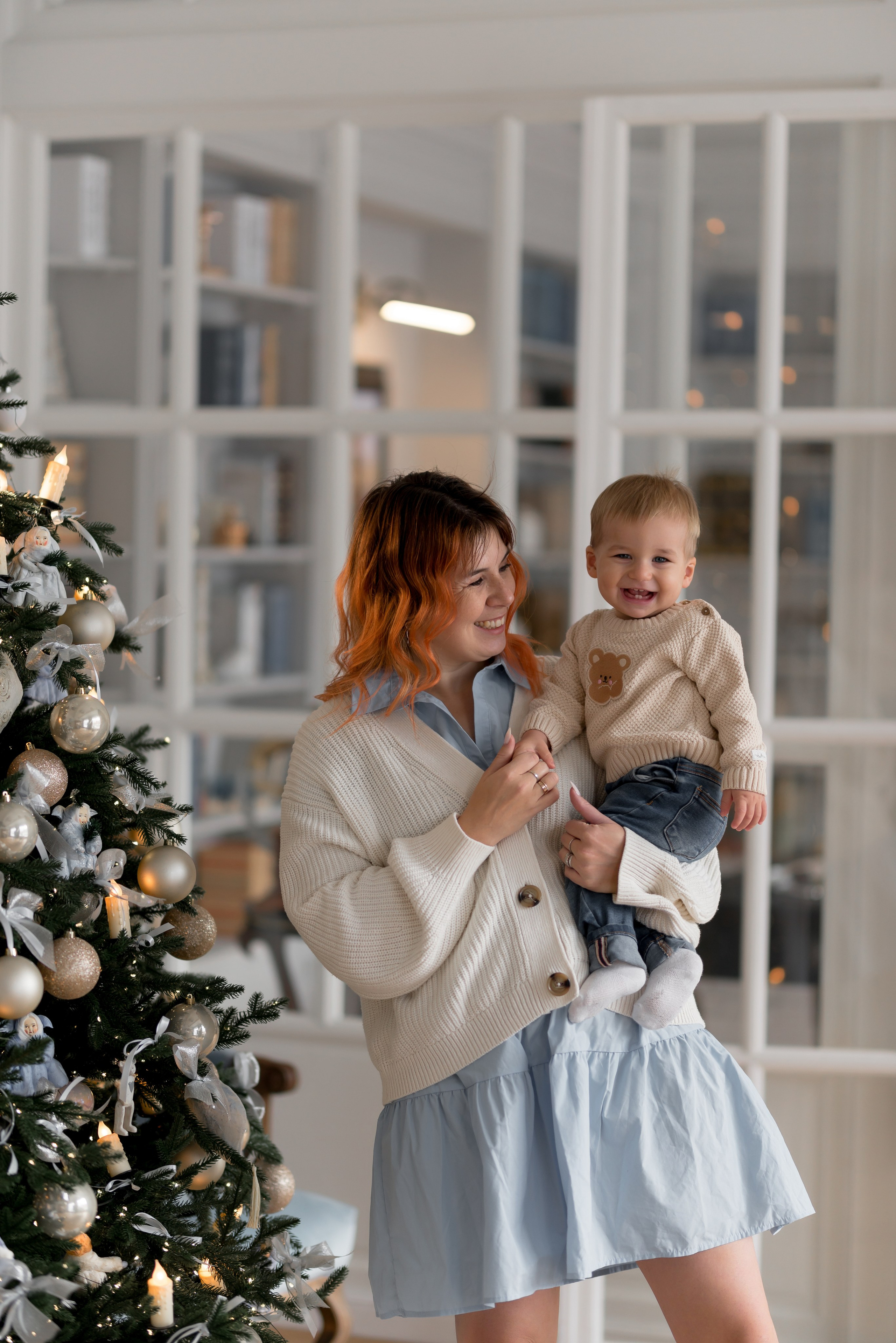 Новогодняя фотосессия Юлия и Саша. Портретный фотограф в г. Москва Солнцево Яковлева Анастасия