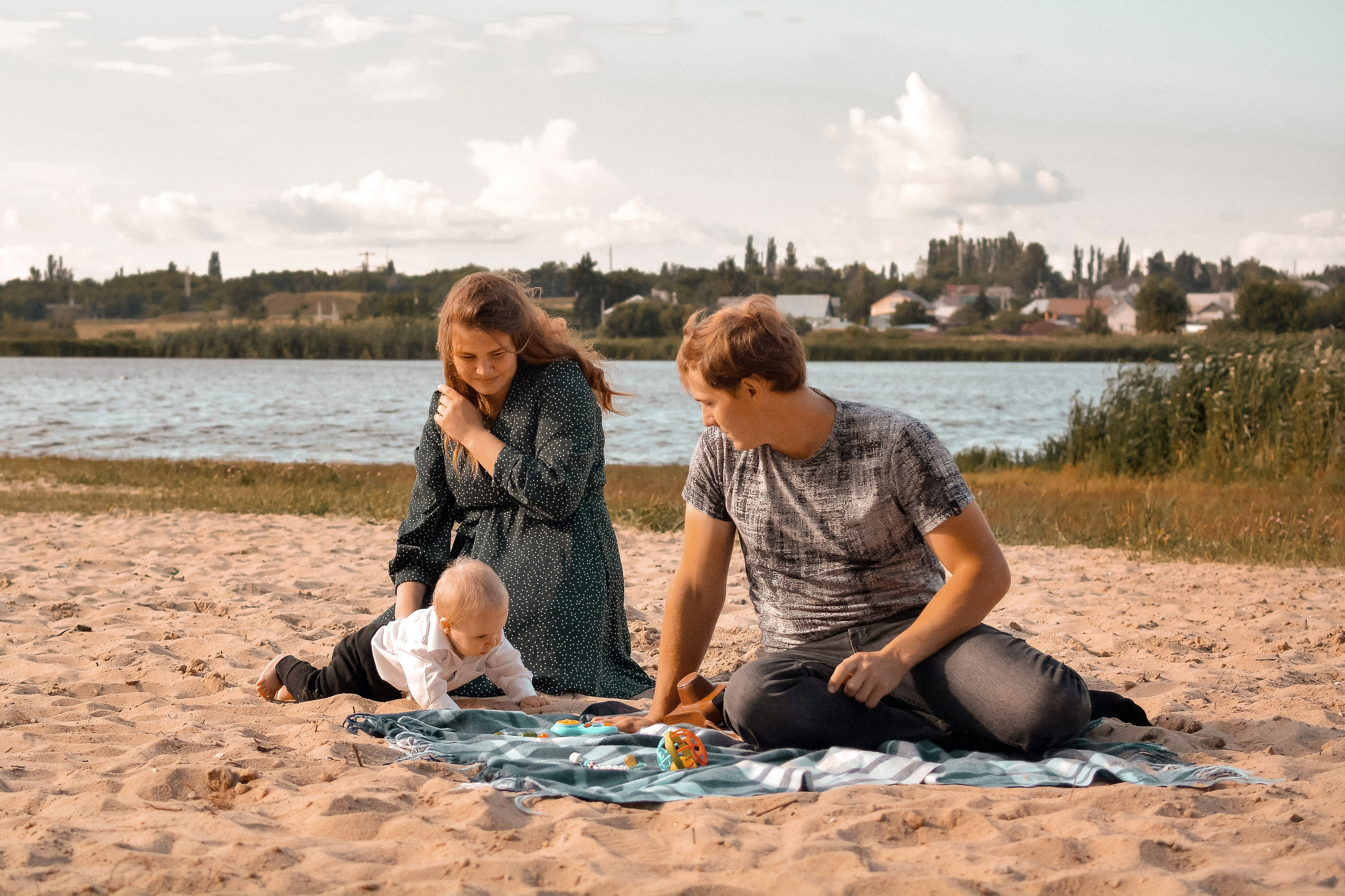 Лена, Сергей и Максим. Семейный и детский фотограф в городе Грязи Олеся Огурцова