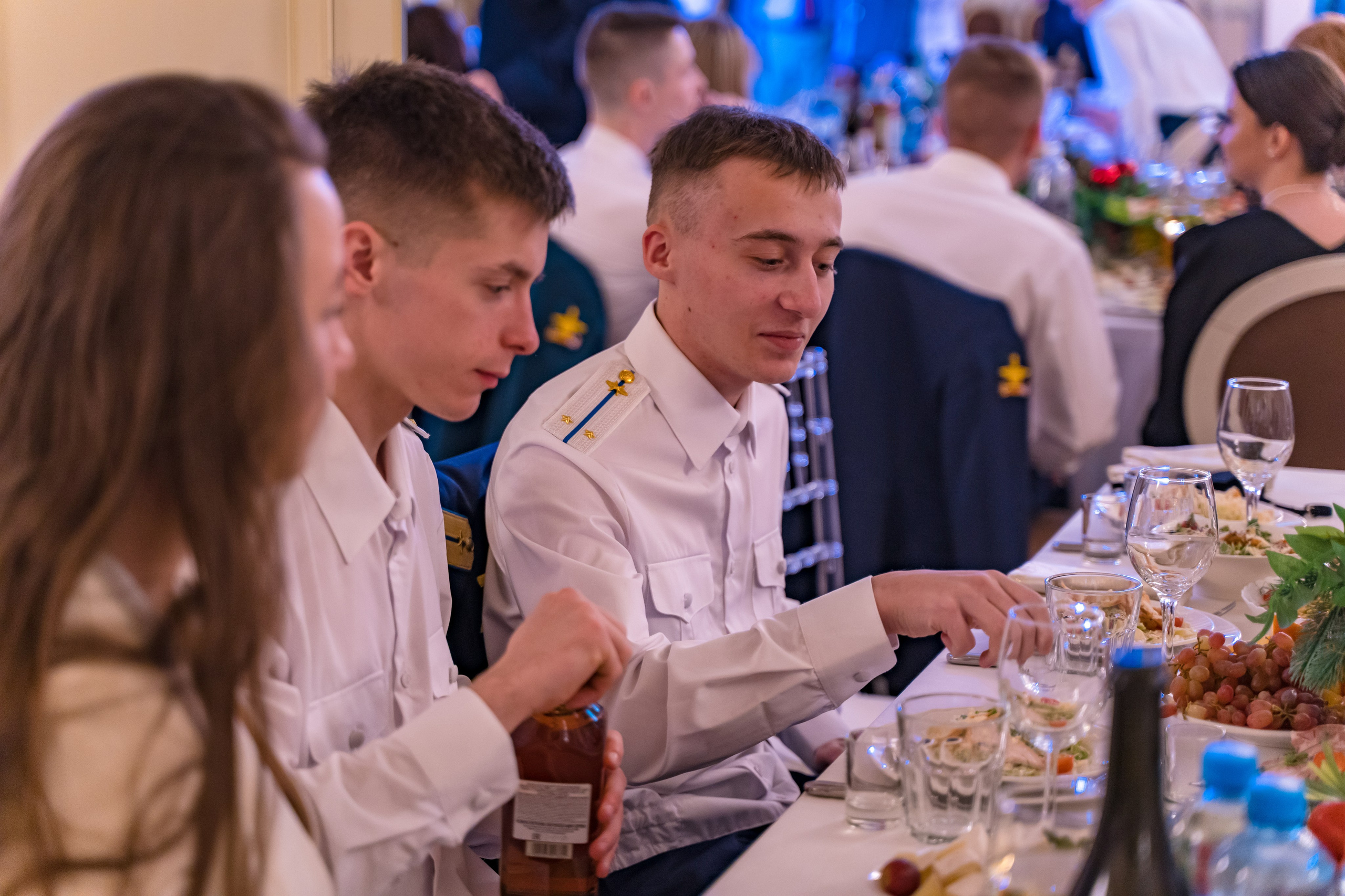 Фотосъемка выпуска военной академии и вручение дипломов