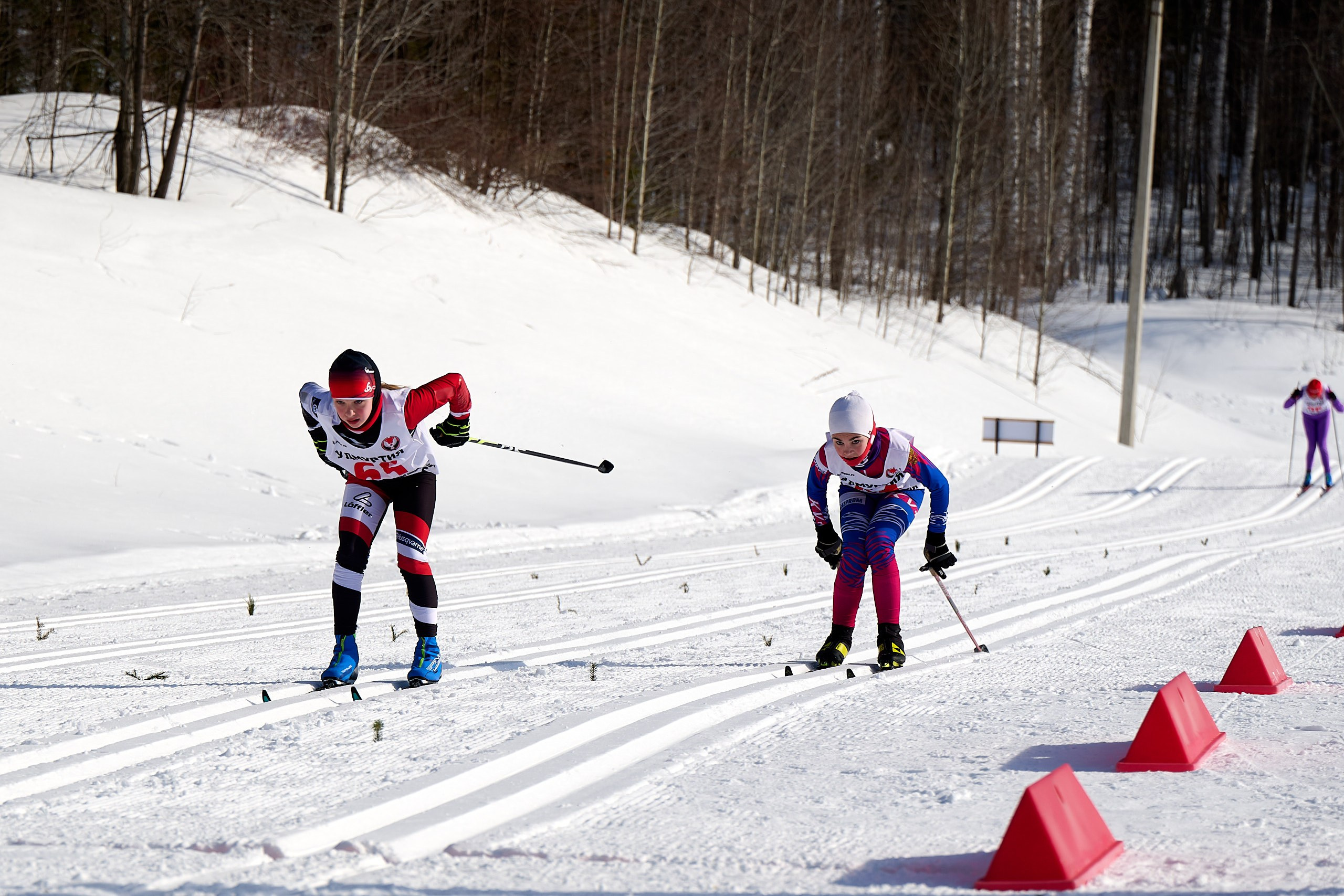 Всероссийские соревнования по лыжным гонкам «Пионерская правда». Ижевс. Спортивный репортажный фотограф в Ижевске Сергей Мерзляков
