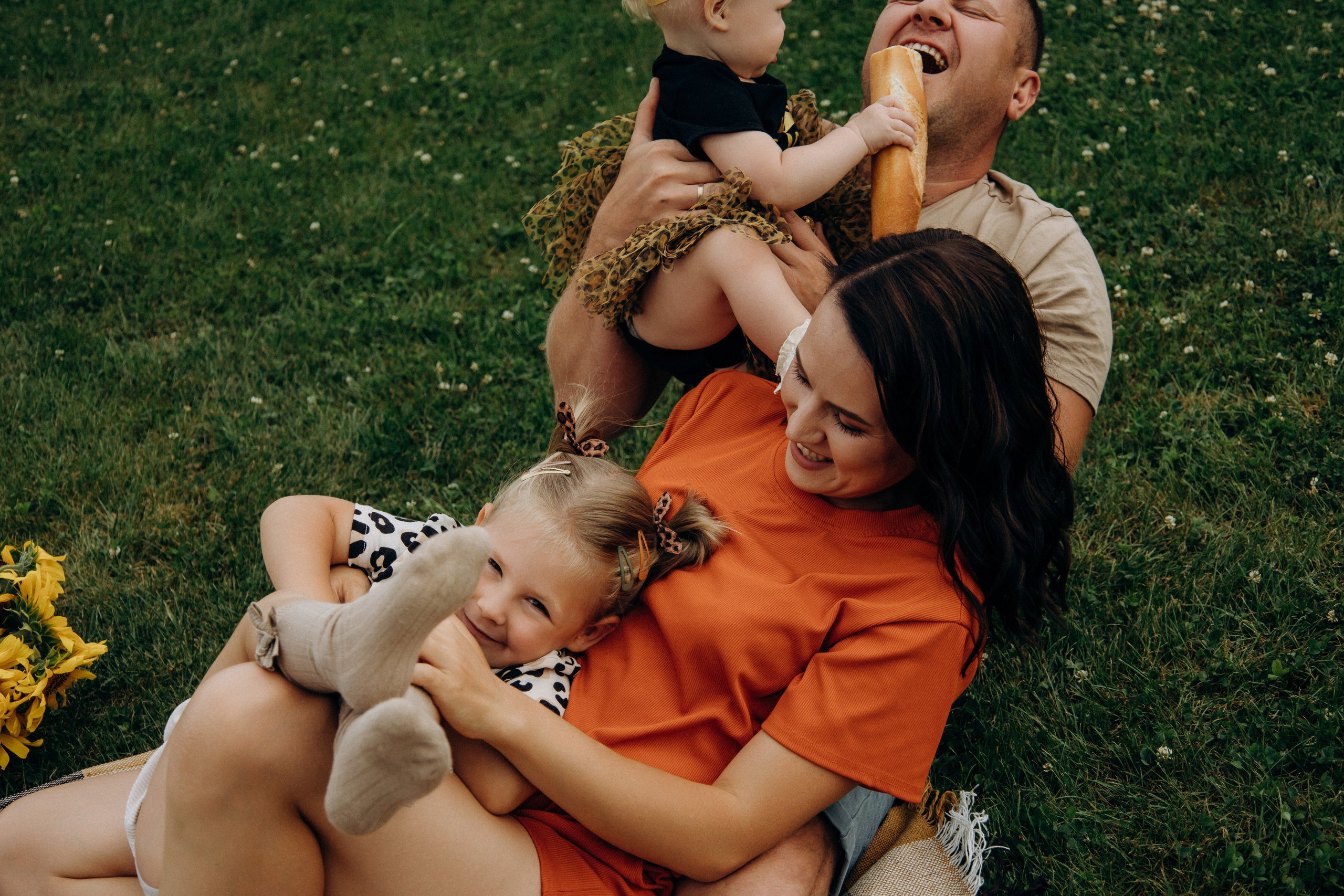 Хрустящие батоны и крошка Милана. Портретный и семейный фотограф в Воронеже Ксения Ремизова