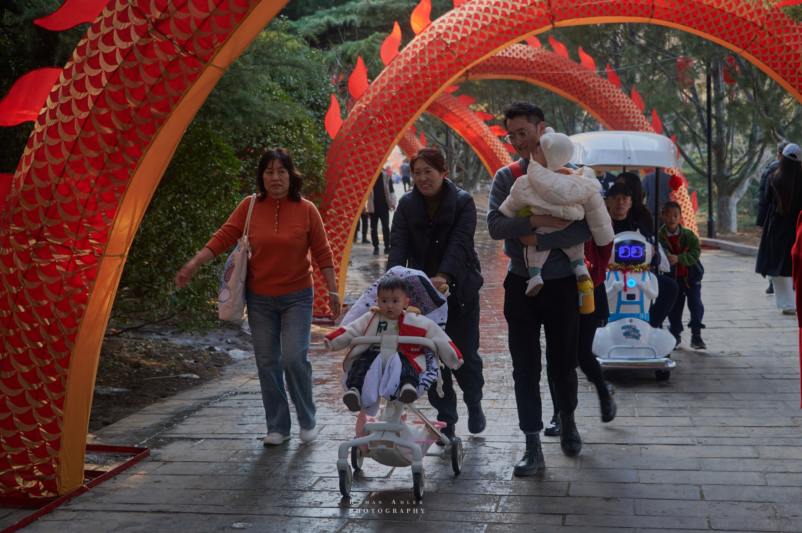 Городской парк Цинчжоу. Фотограф Роман Адлер