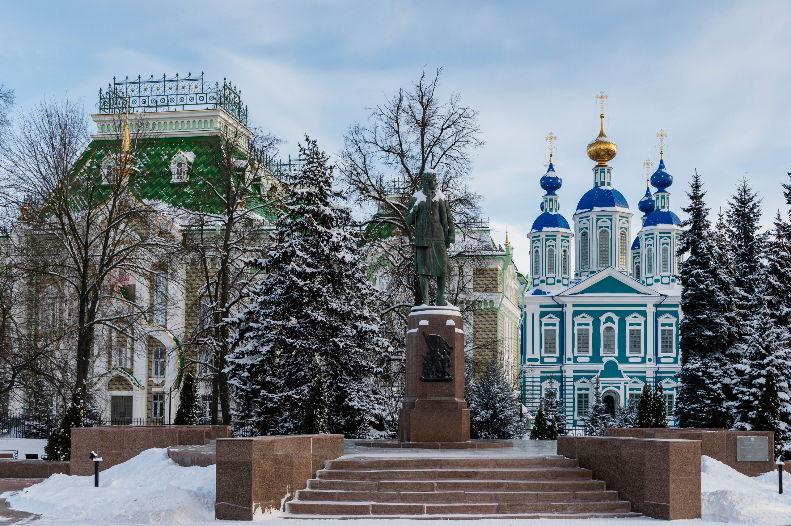 Январский Тамбов. 2024 год. Фотограф Роман Адлер