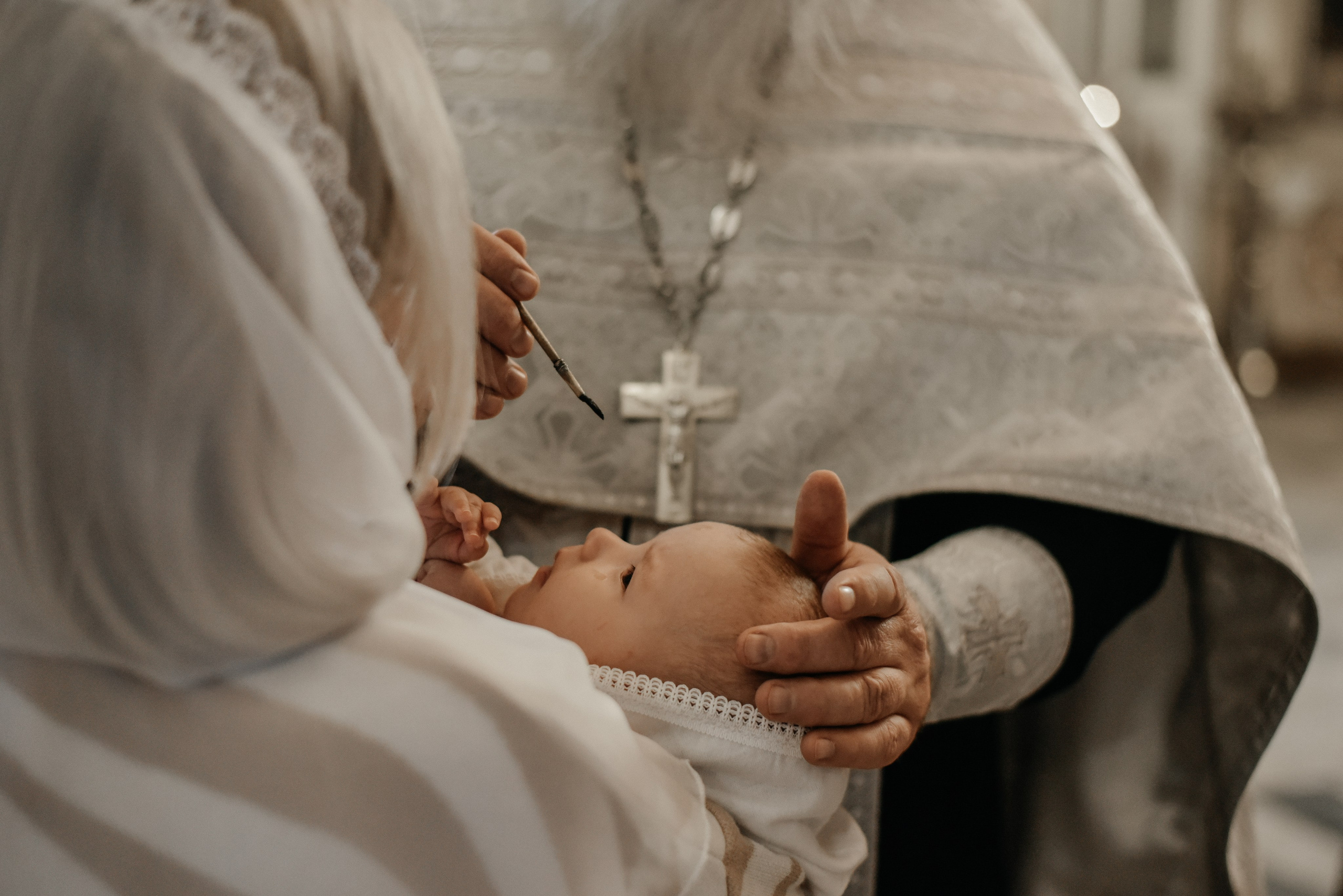 Съёмка таинства Крещения. Фотограф в Москве и Королёве Сутягина Мария