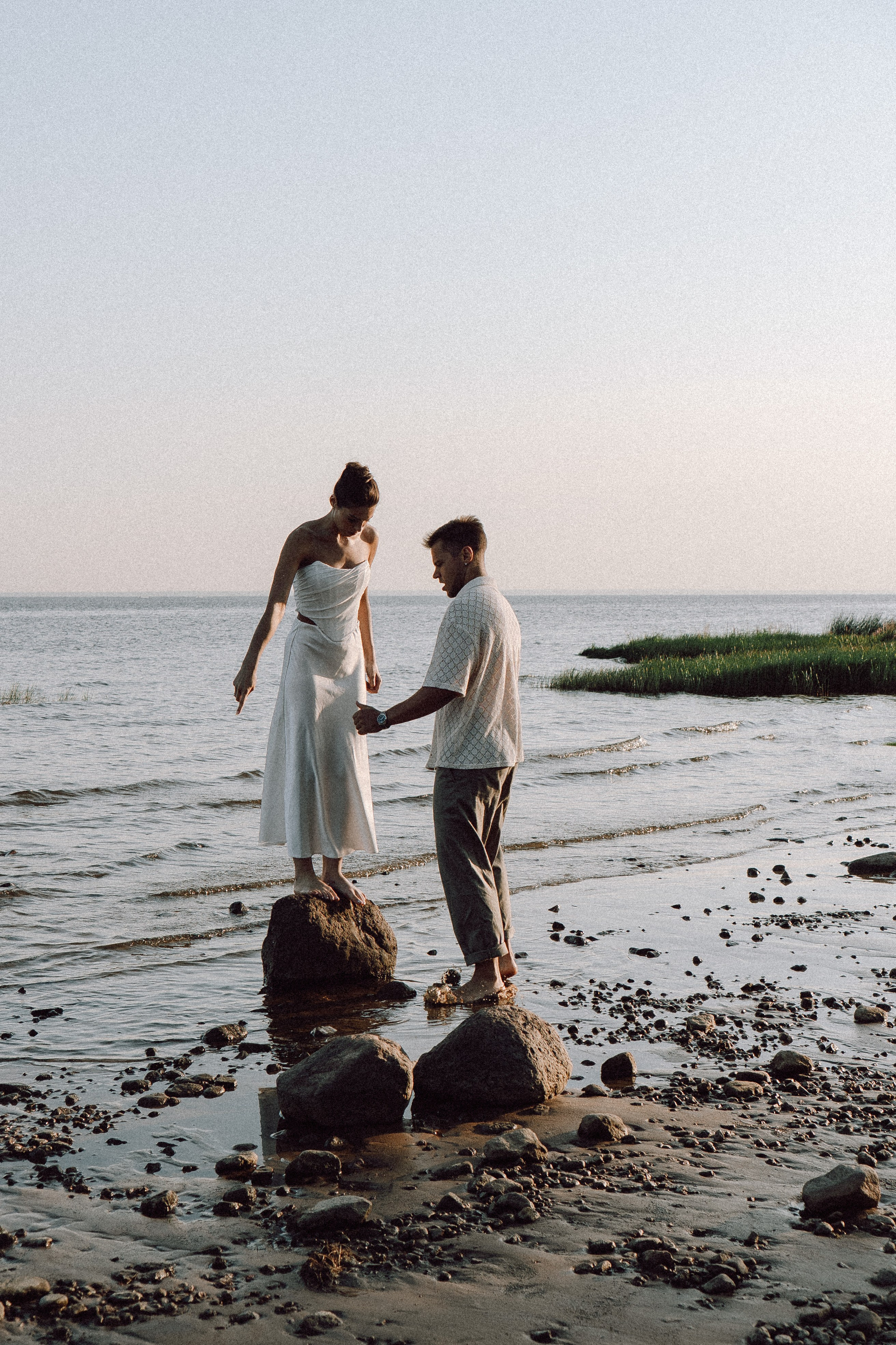 СВАДЕБНАЯ ФОТОСЕССИЯ ВЫЕЗДНОЙ ЦЕРЕМОНИИ (ФИНСКИЙ ЗАЛИВ). Профессиональный фотограф, Санкт-Петербург — Виктория Богомолова
