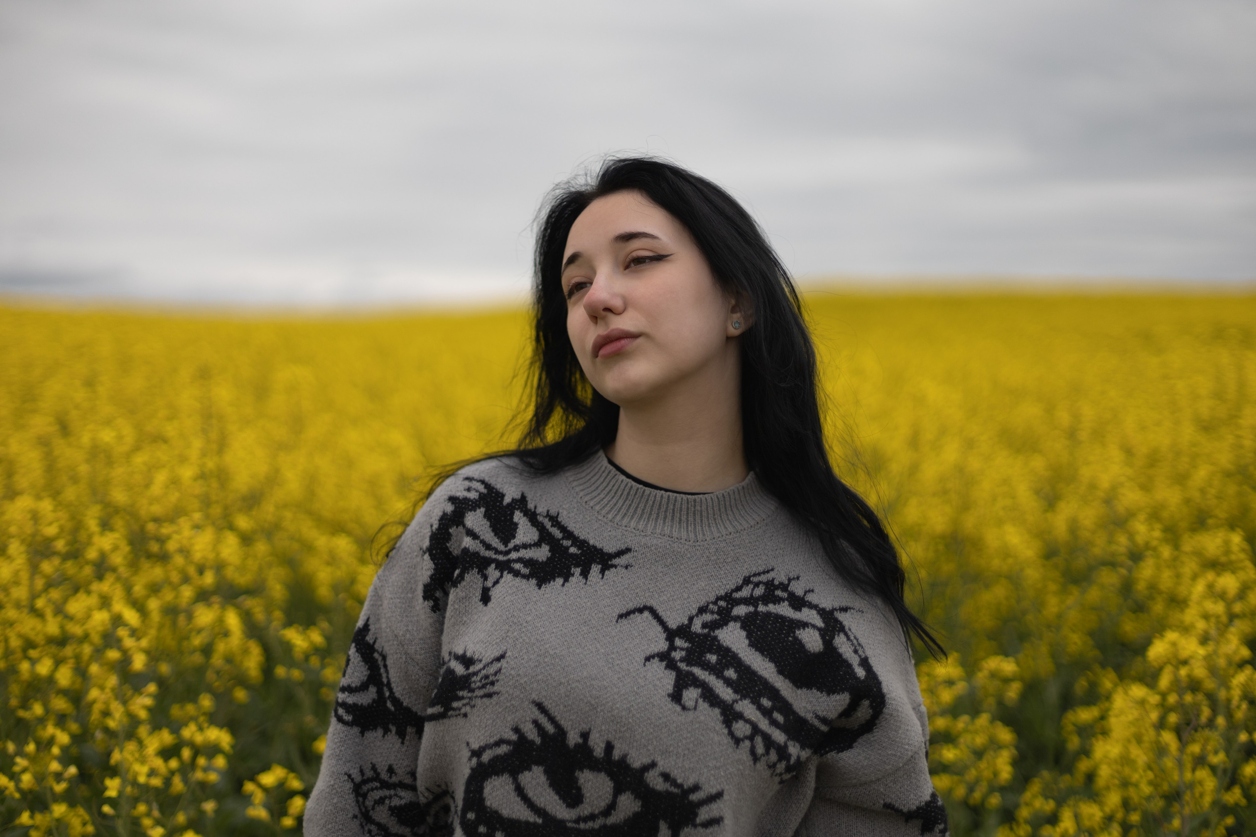 Полина Л — (Рапсовое поле). — Digital Noise —