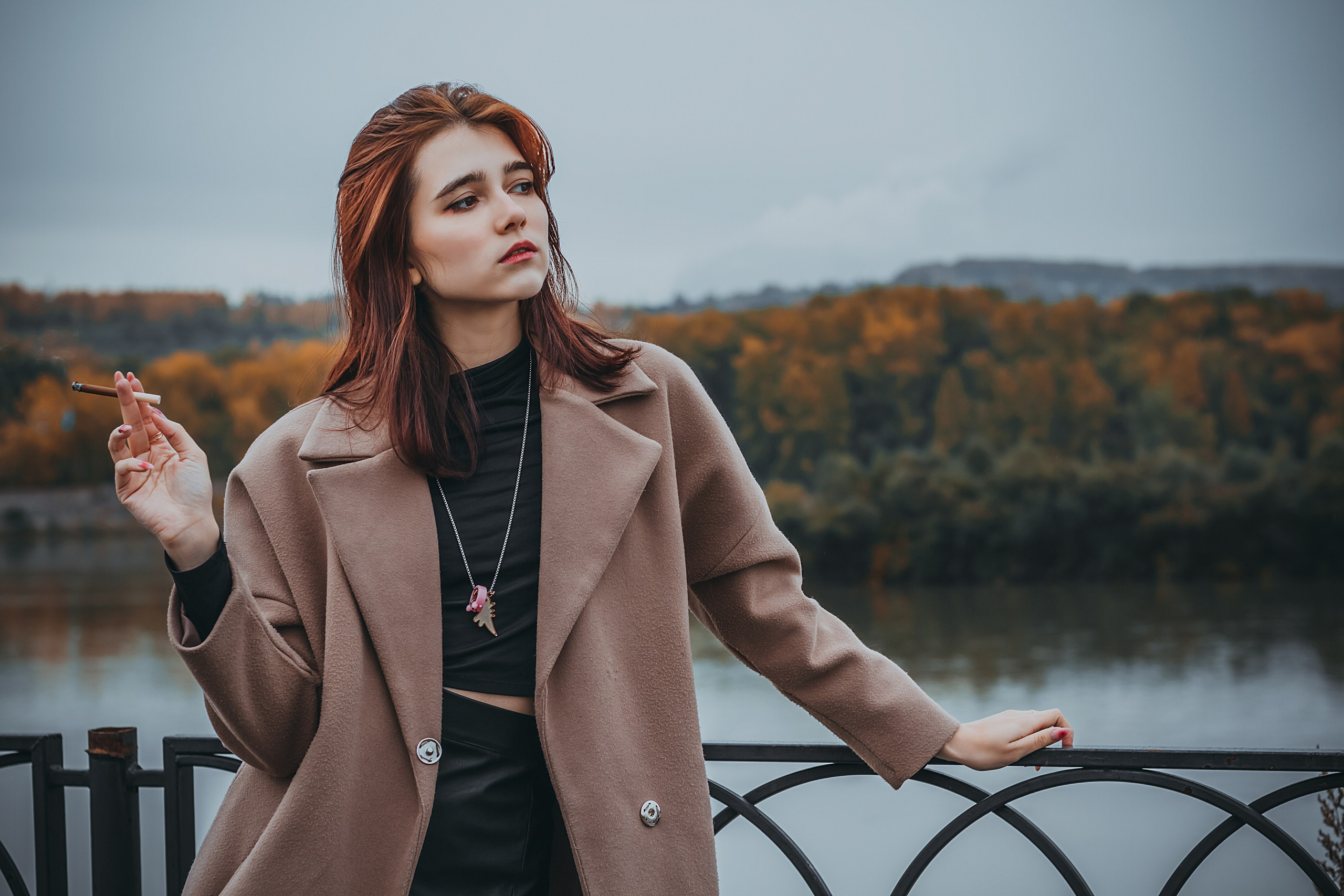 Осень. Фотограф в Новокузнецке