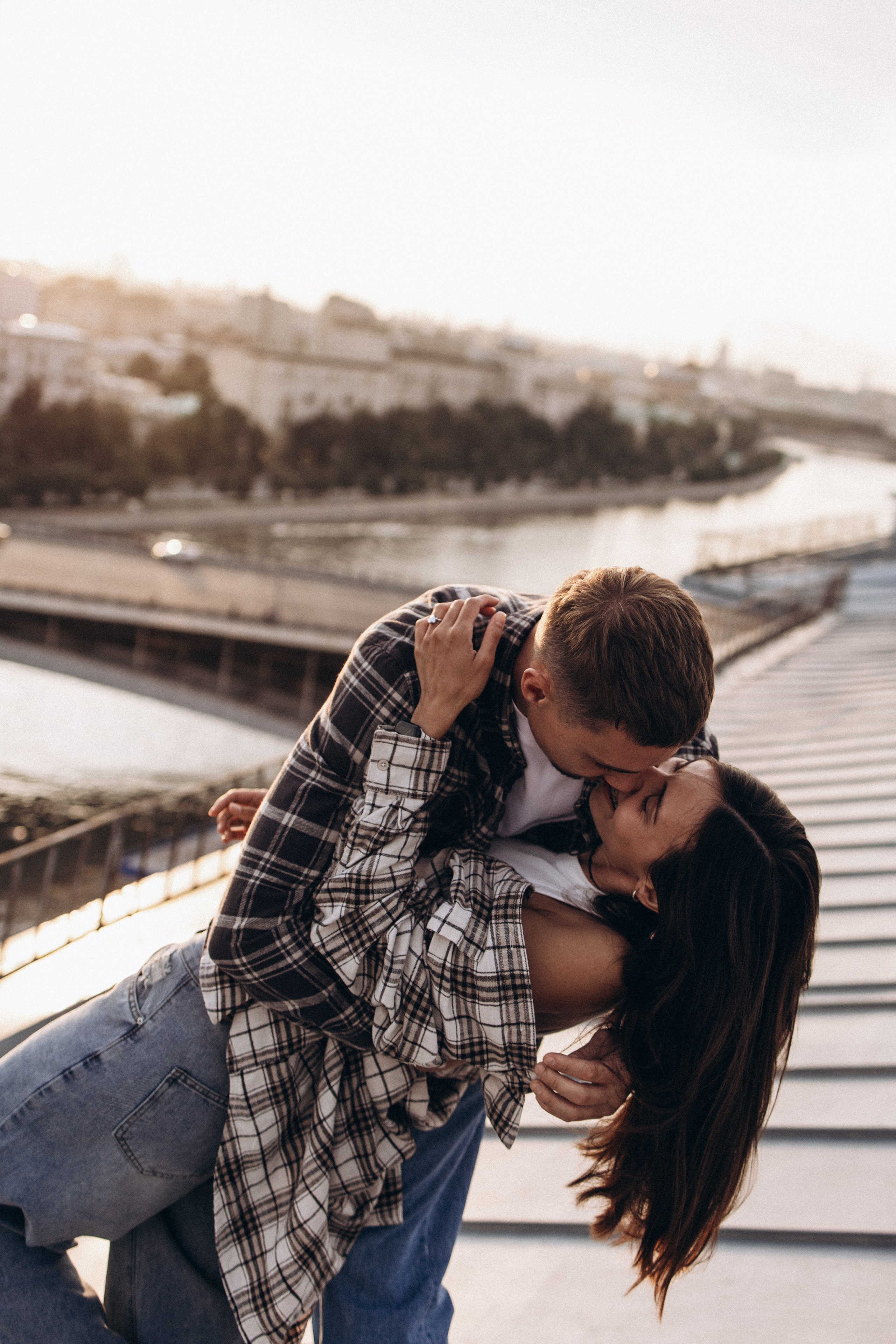 Виолетта и Макс на крыше. Семейный фотограф в Москве Марина Петра