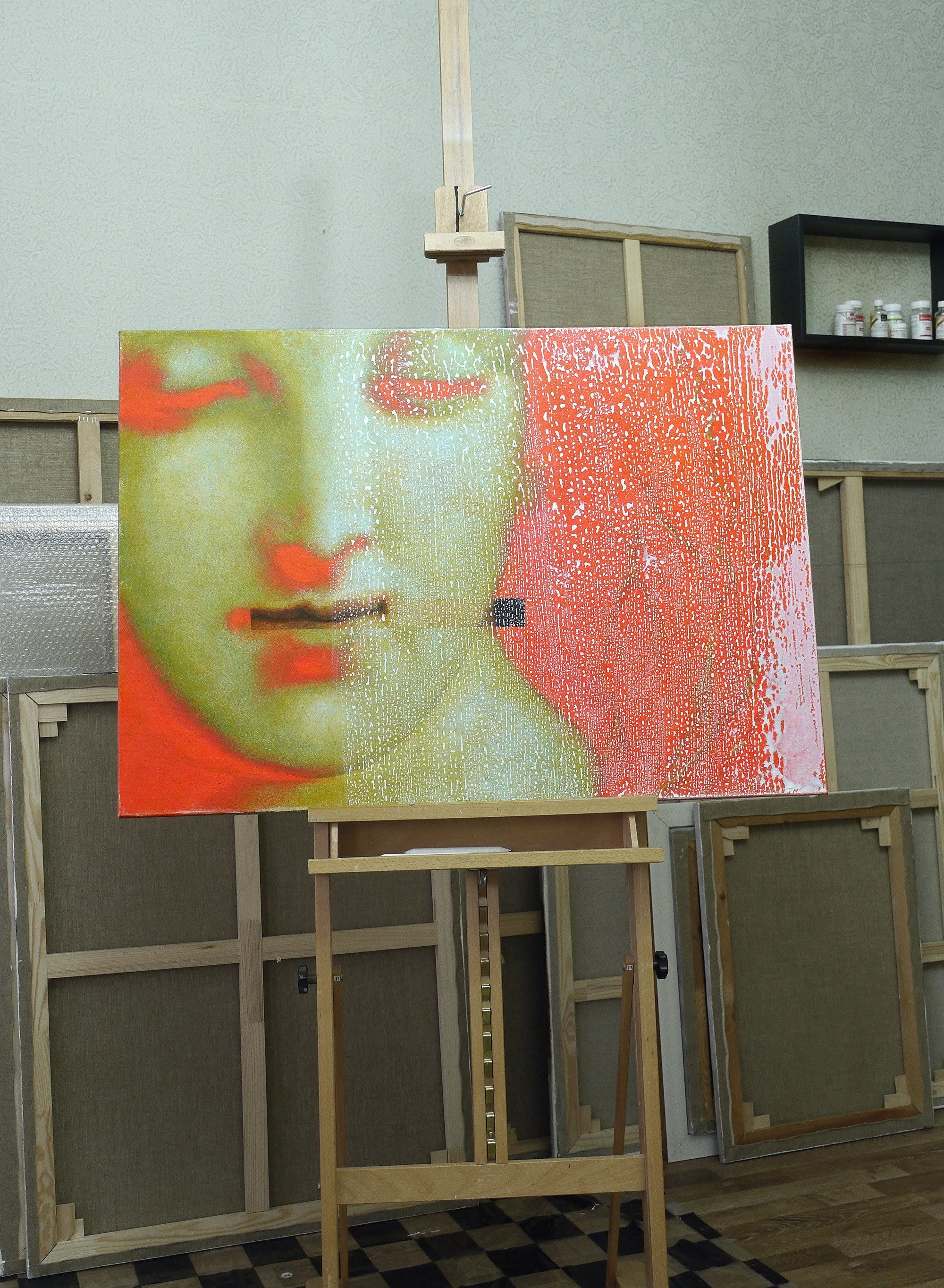 Шифр Мадонны дель Грандуки. Художник-абстракционист Ольга Рикун. Москва