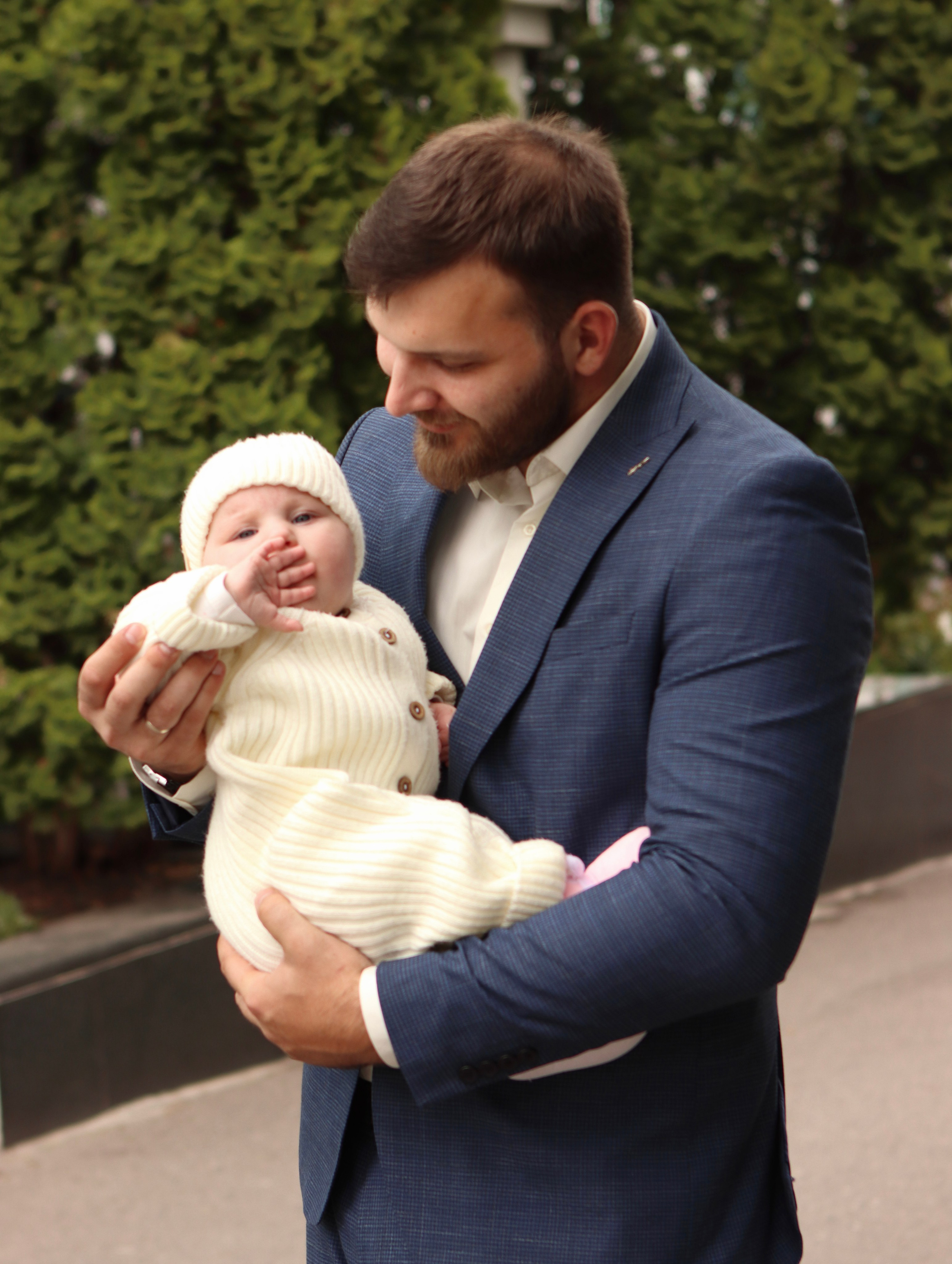 Анастасия и Вадим — крещение Виктории. Фотограф в Курске Смирнов Евгений