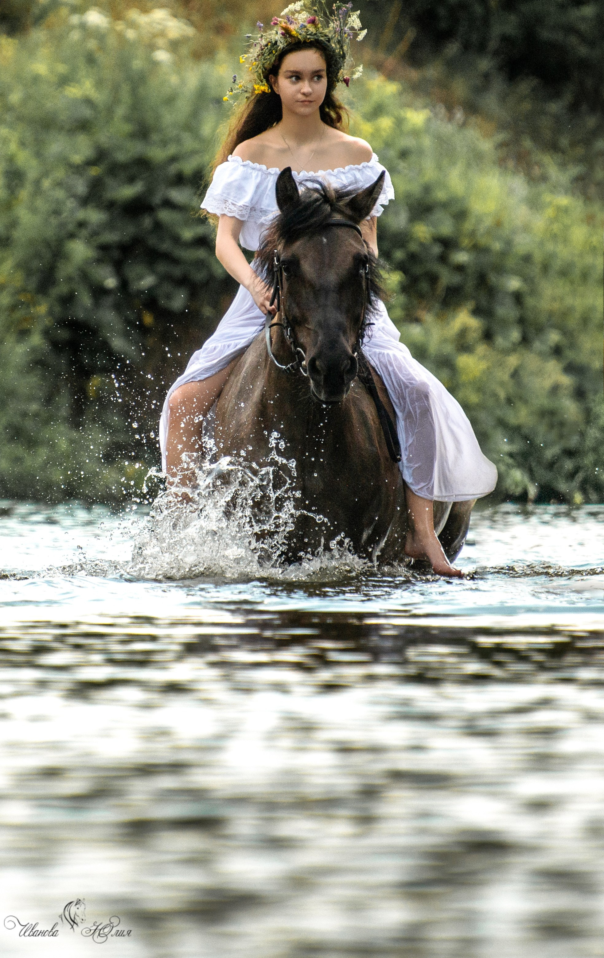 Купала в Родославном. Конный фотограф в Саратове Юлия Иванова