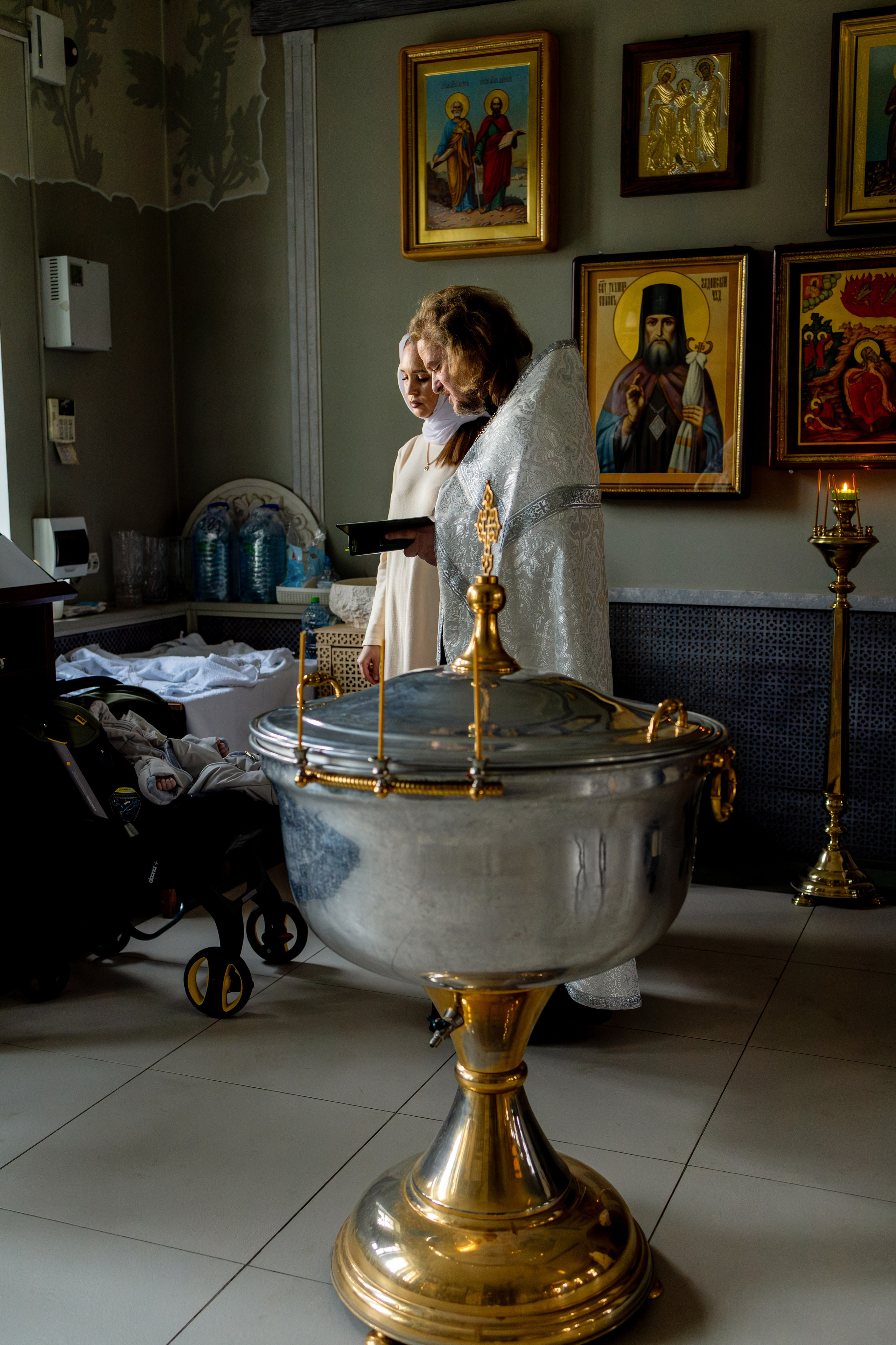 Крещение. Фотограф Виктория Кравец