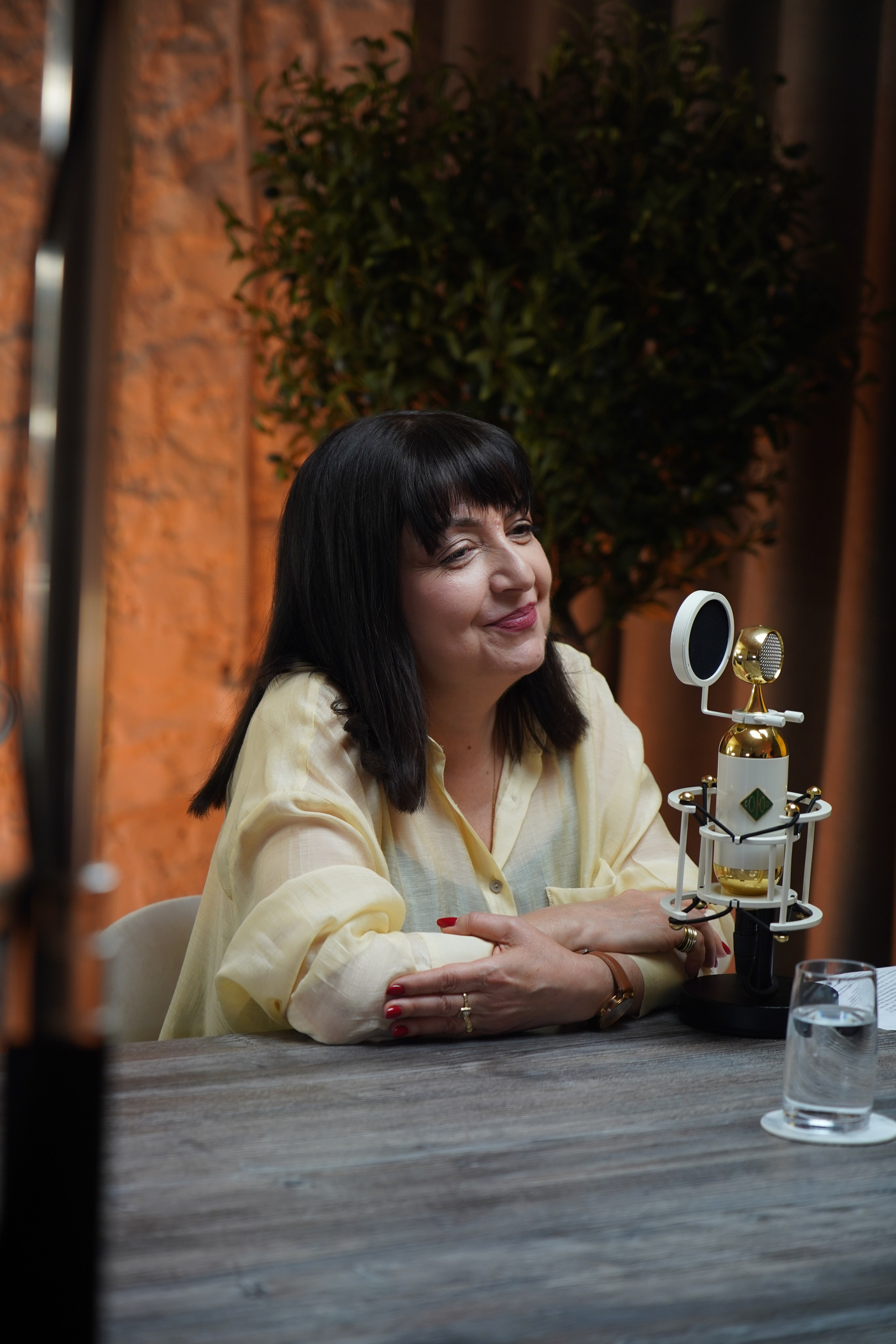 Процесс записи подкаста. Анна, фотограф Москва, Зеленоград